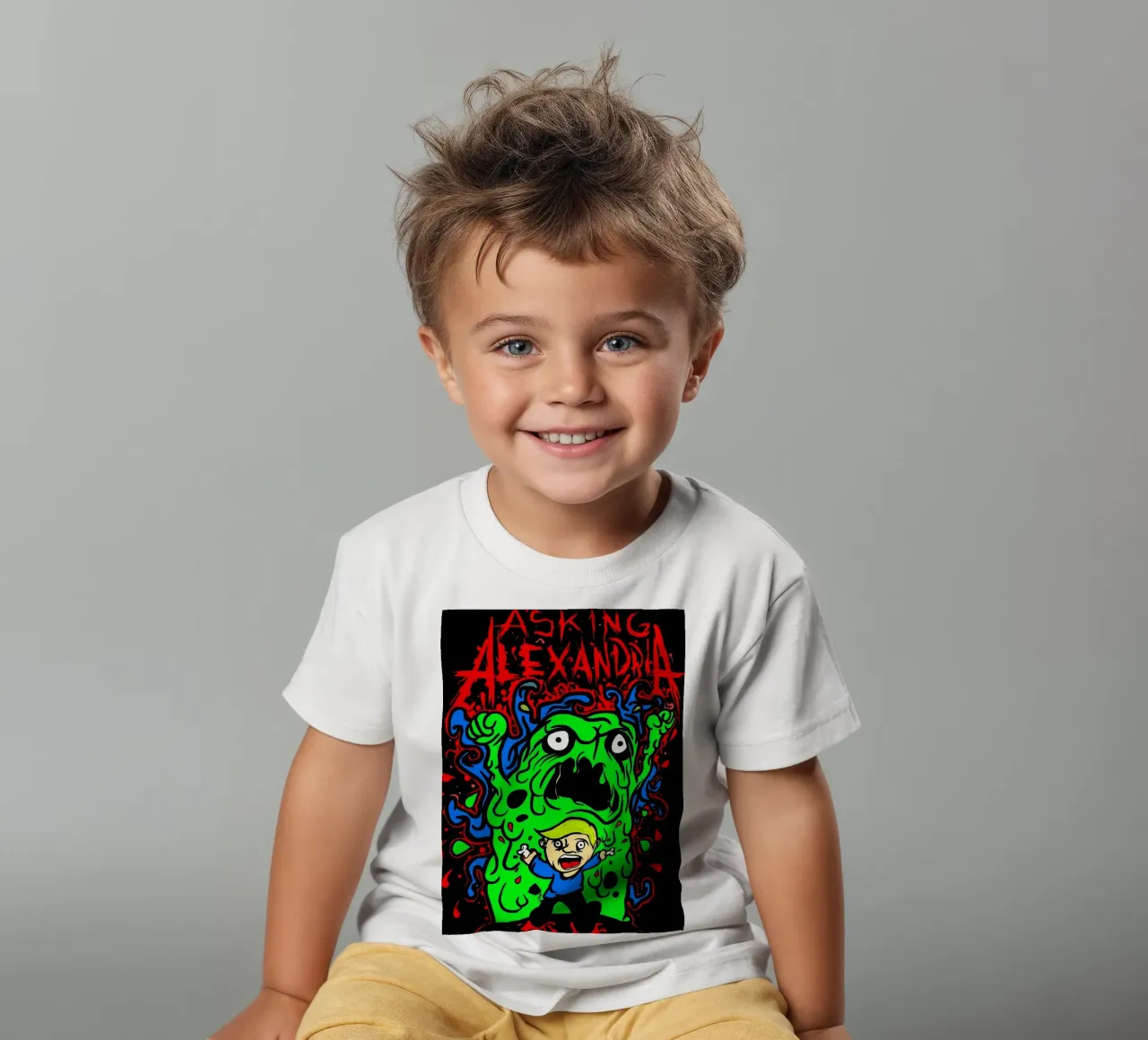 Asking Alexandria band kids t-shirt by vanhesling