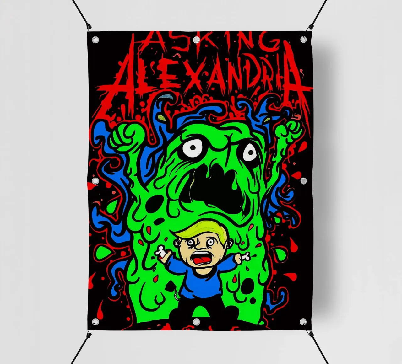 Asking Alexandria band pvc cover by vanhesling