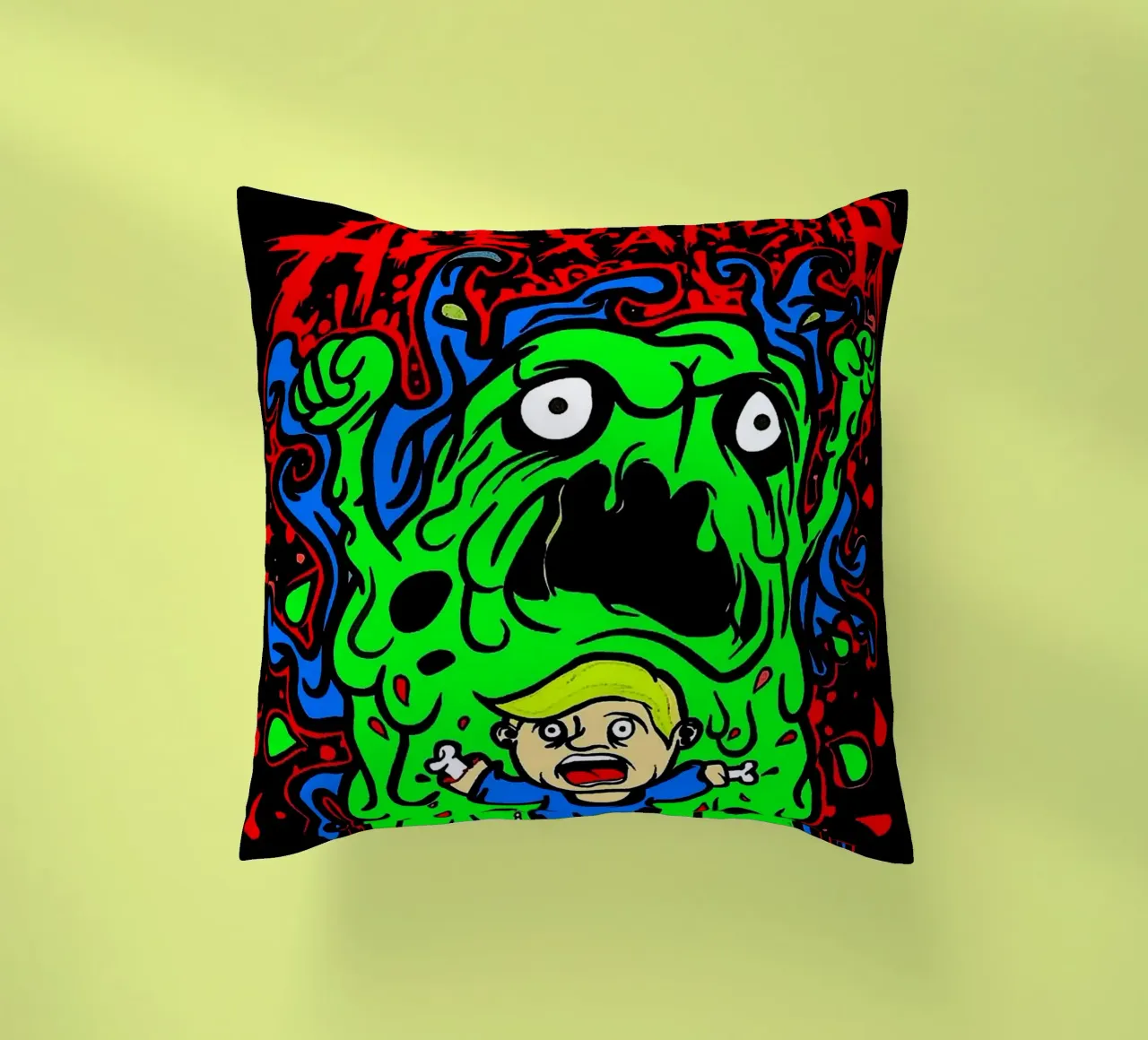Asking Alexandria band decorative cushion by vanhesling