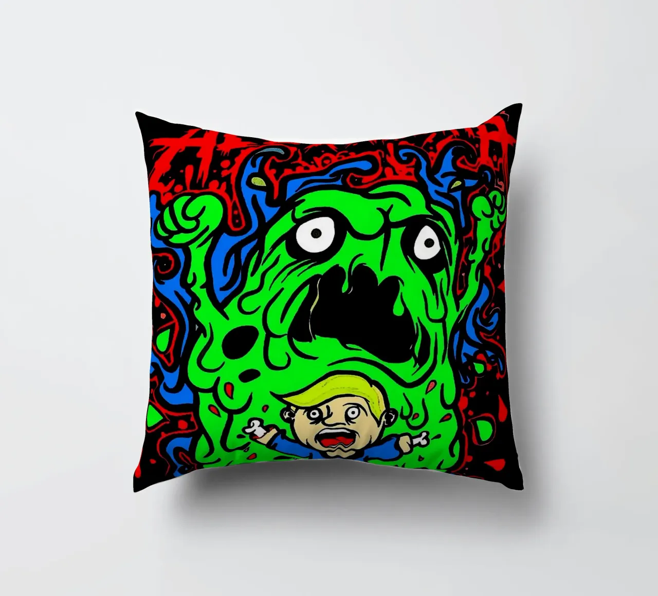 Asking Alexandria band decorative cushion by vanhesling