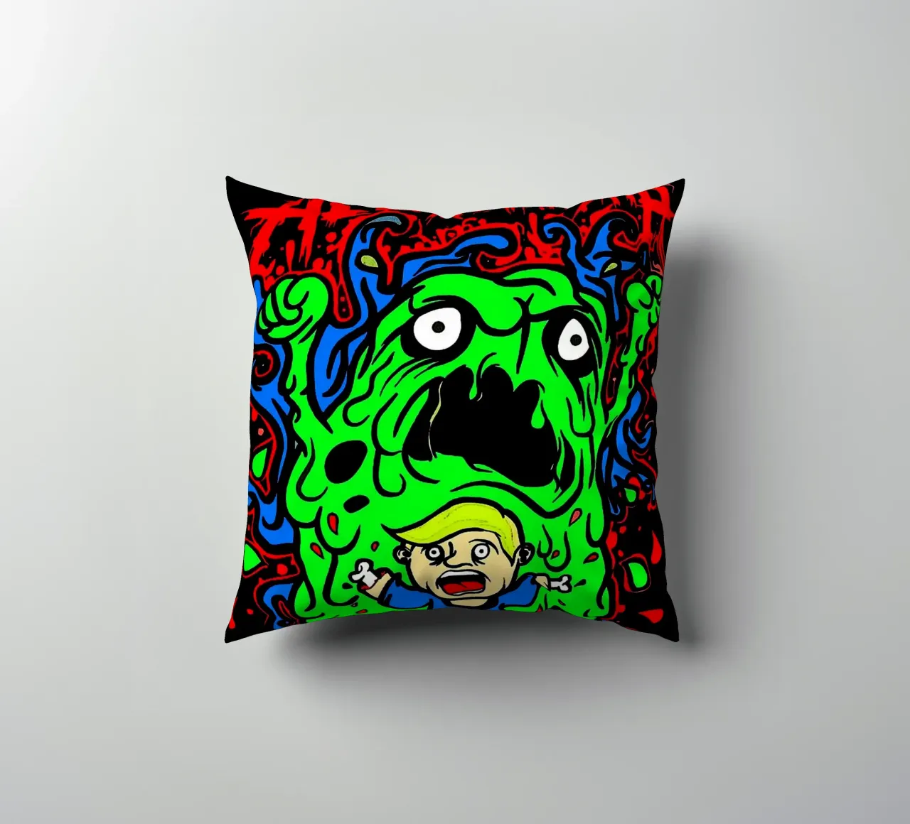 Asking Alexandria band decorative cushion by vanhesling