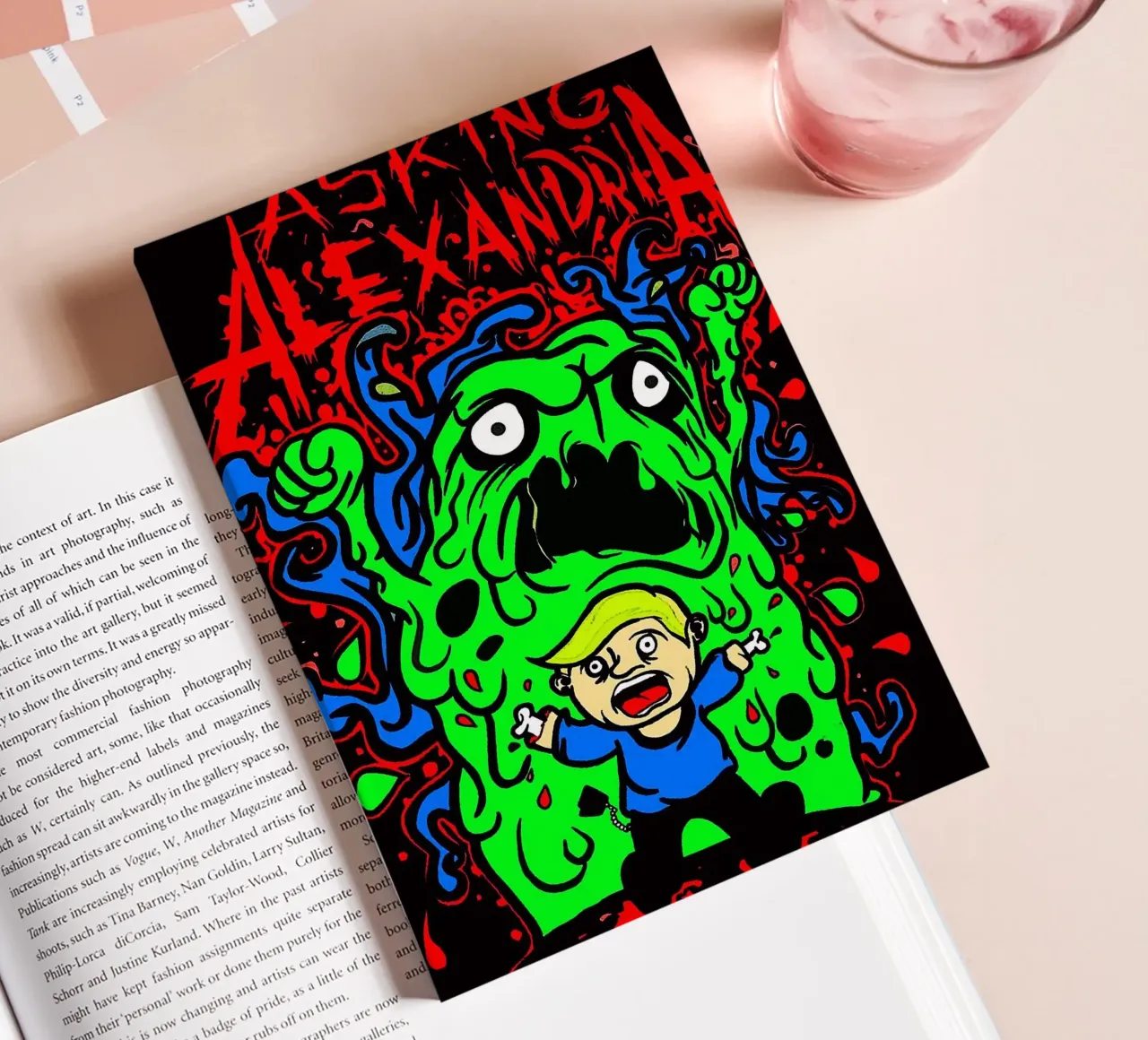 Groupe Asking Alexandria carnet de notes de vanhesling