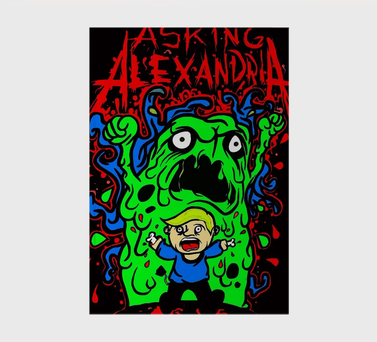 Groupe Asking Alexandria carnet de notes de vanhesling