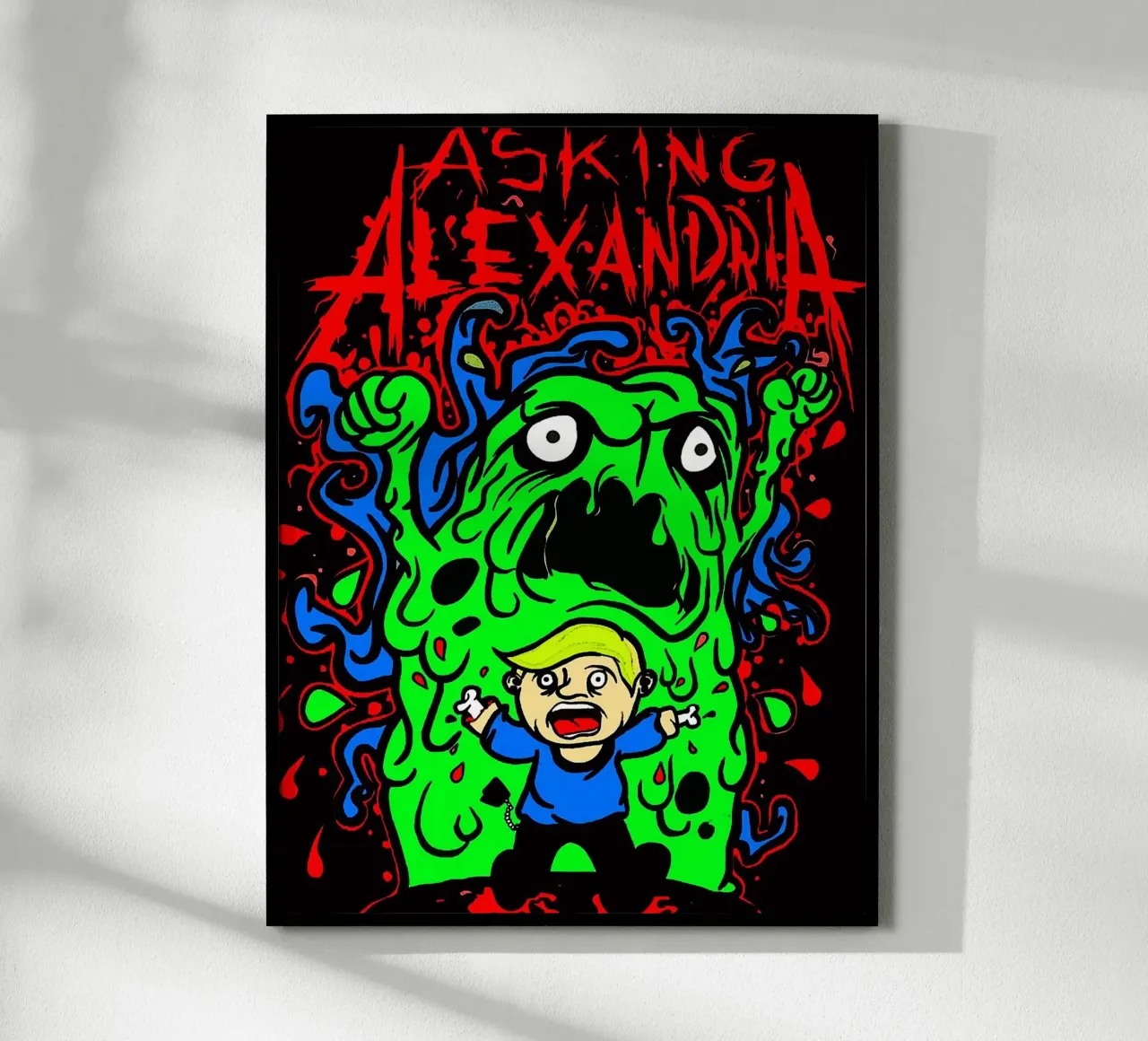 Groupe Asking Alexandria hahnemühle de vanhesling