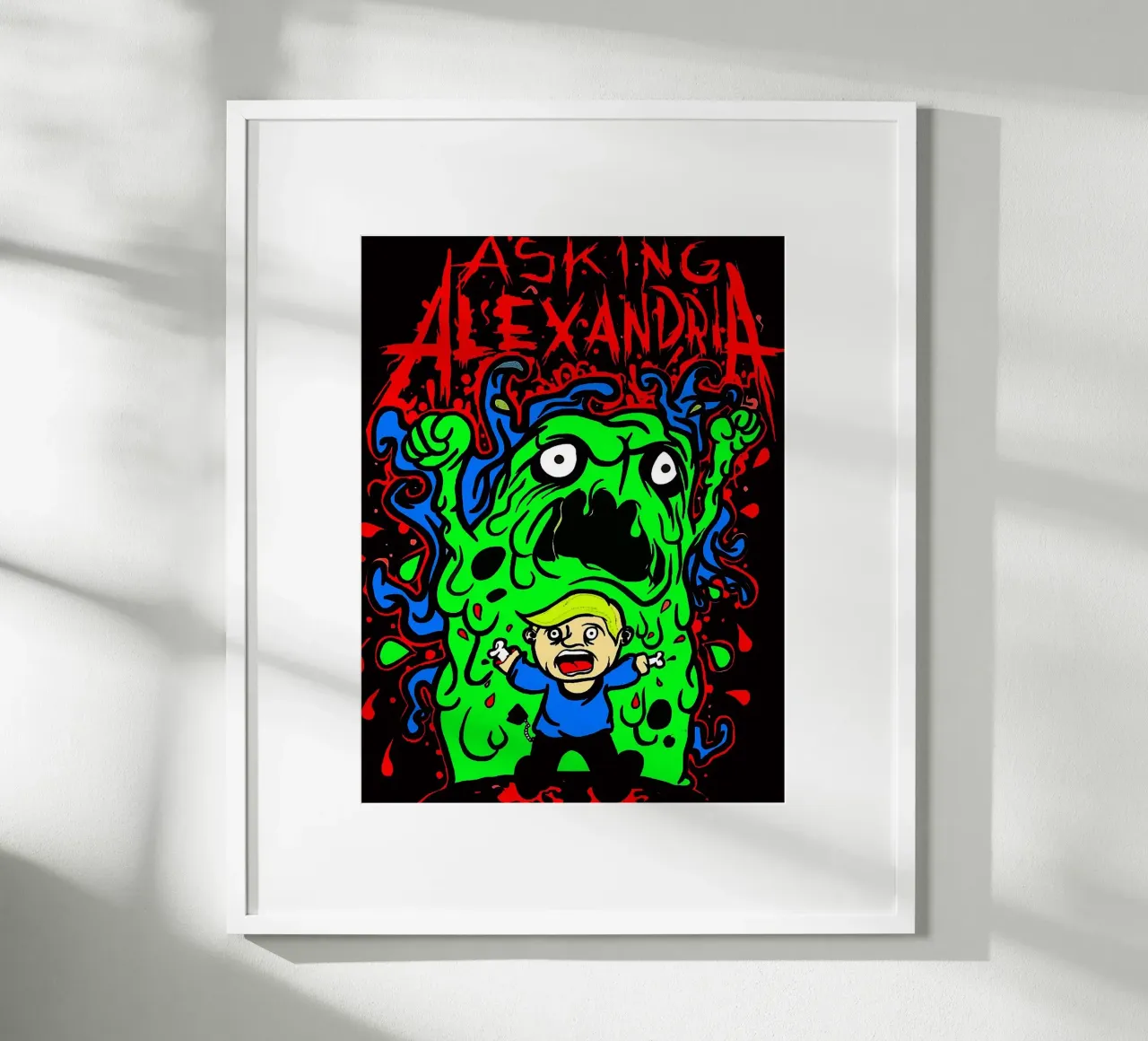 Groupe Asking Alexandria hahnemühle de vanhesling