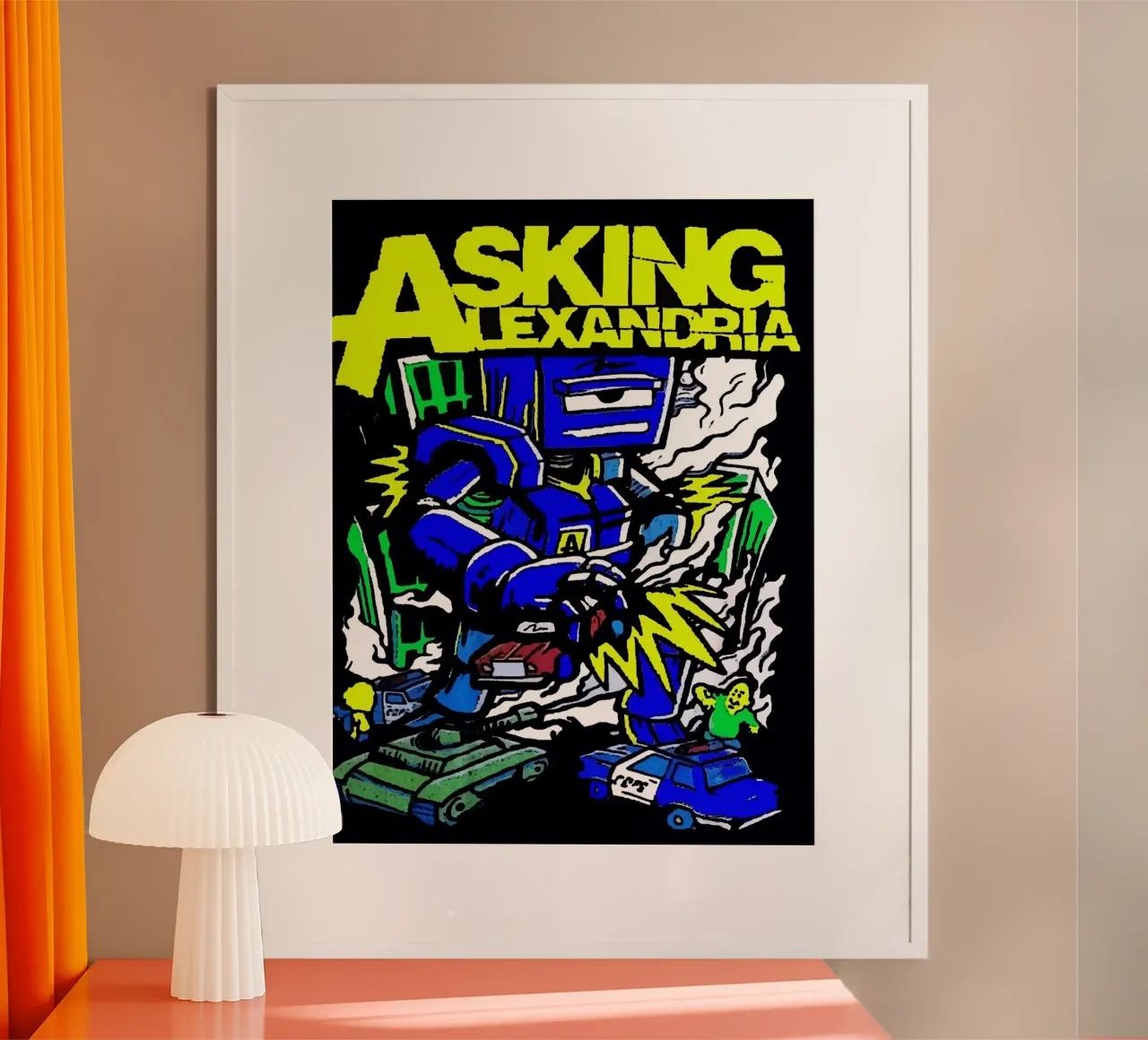 Groupe Asking Alexandria hahnemühle de vanhesling