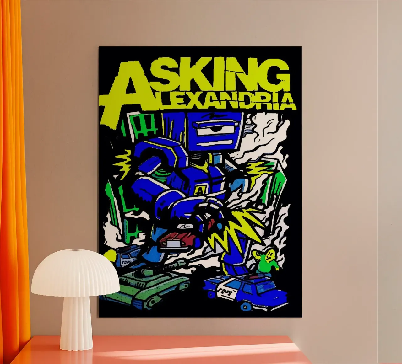 Groupe Asking Alexandria hahnemühle de vanhesling