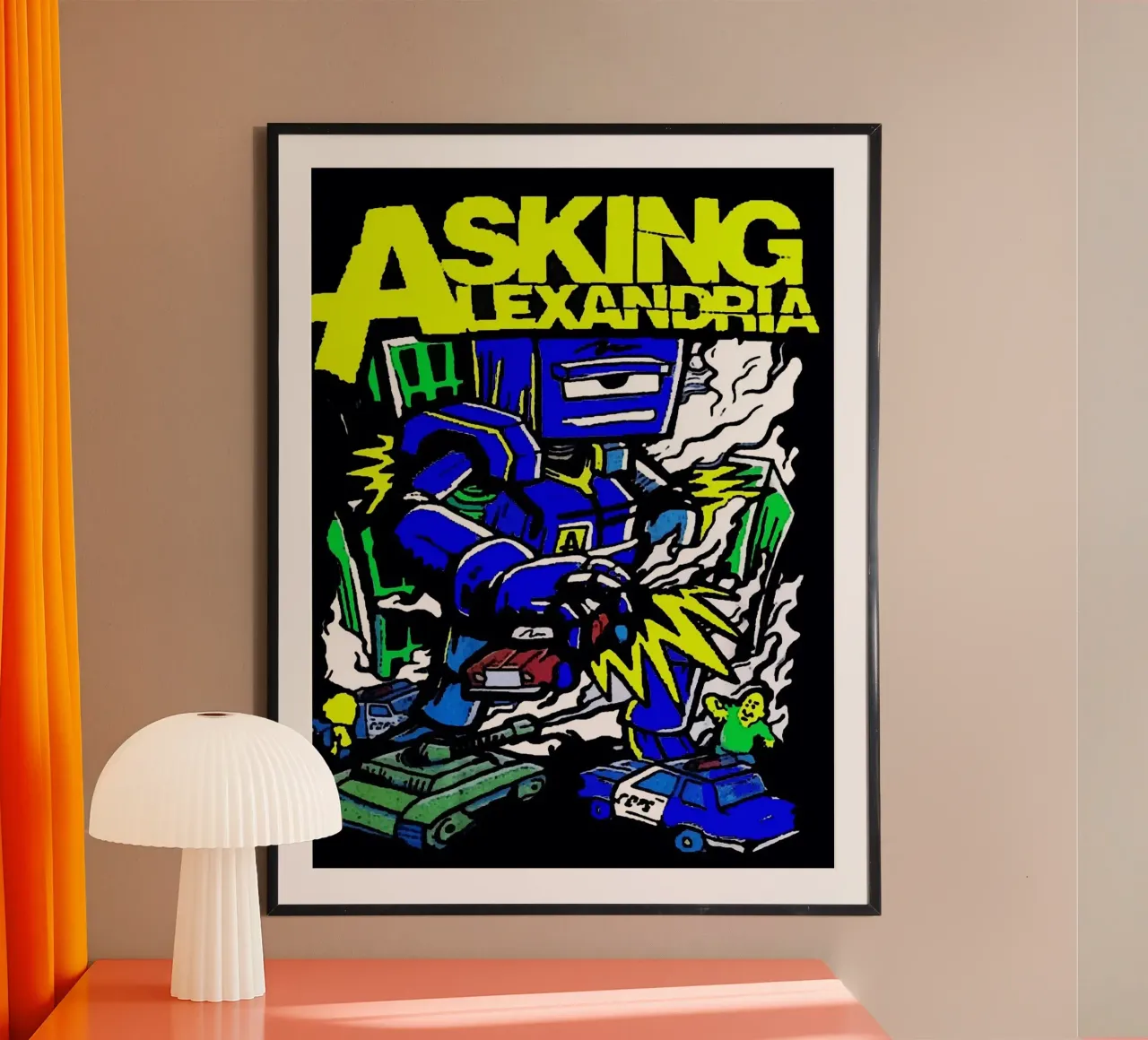 Groupe Asking Alexandria hahnemühle de vanhesling