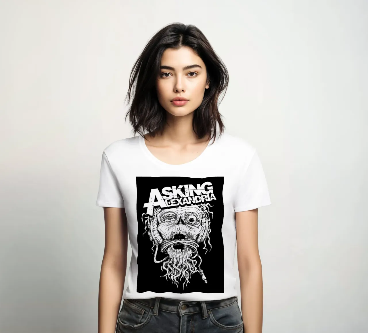 Banda Asking Alexandria camiseta de mujer de vanhesling
