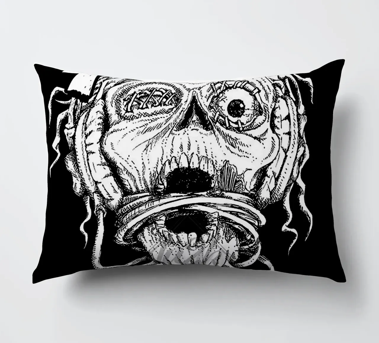 Asking Alexandria band decorative cushion by vanhesling