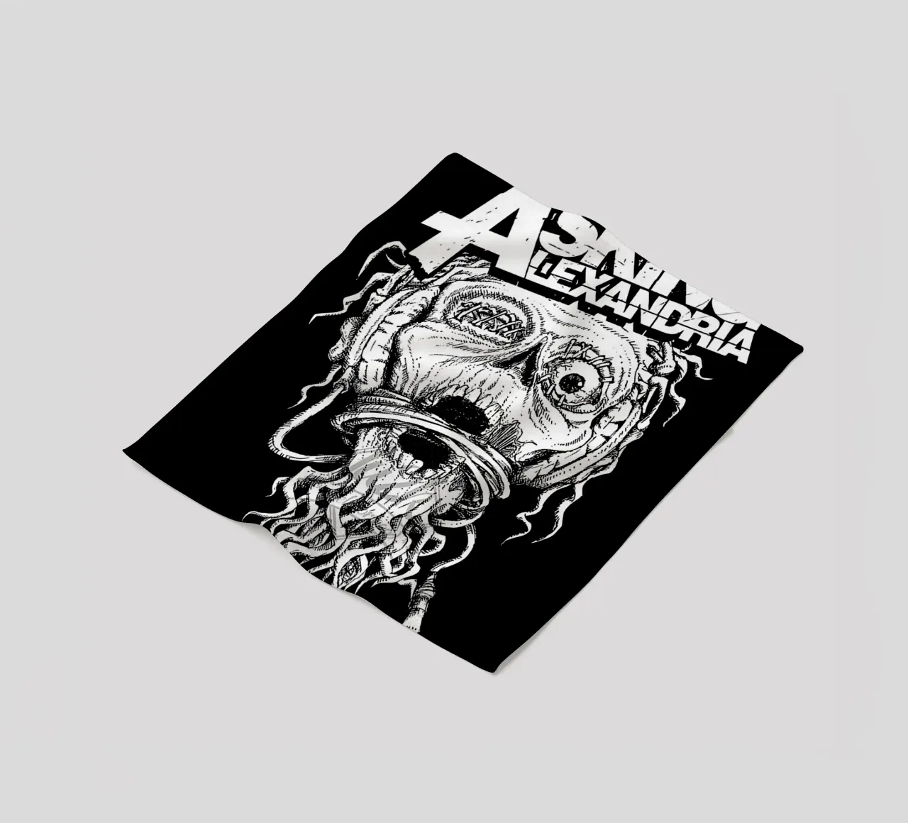 Asking Alexandria band fleece blanket by vanhesling