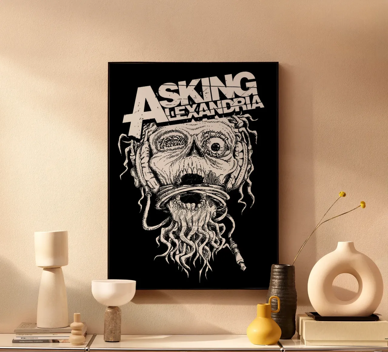 Asking Alexandria band acrylic glass by vanhesling