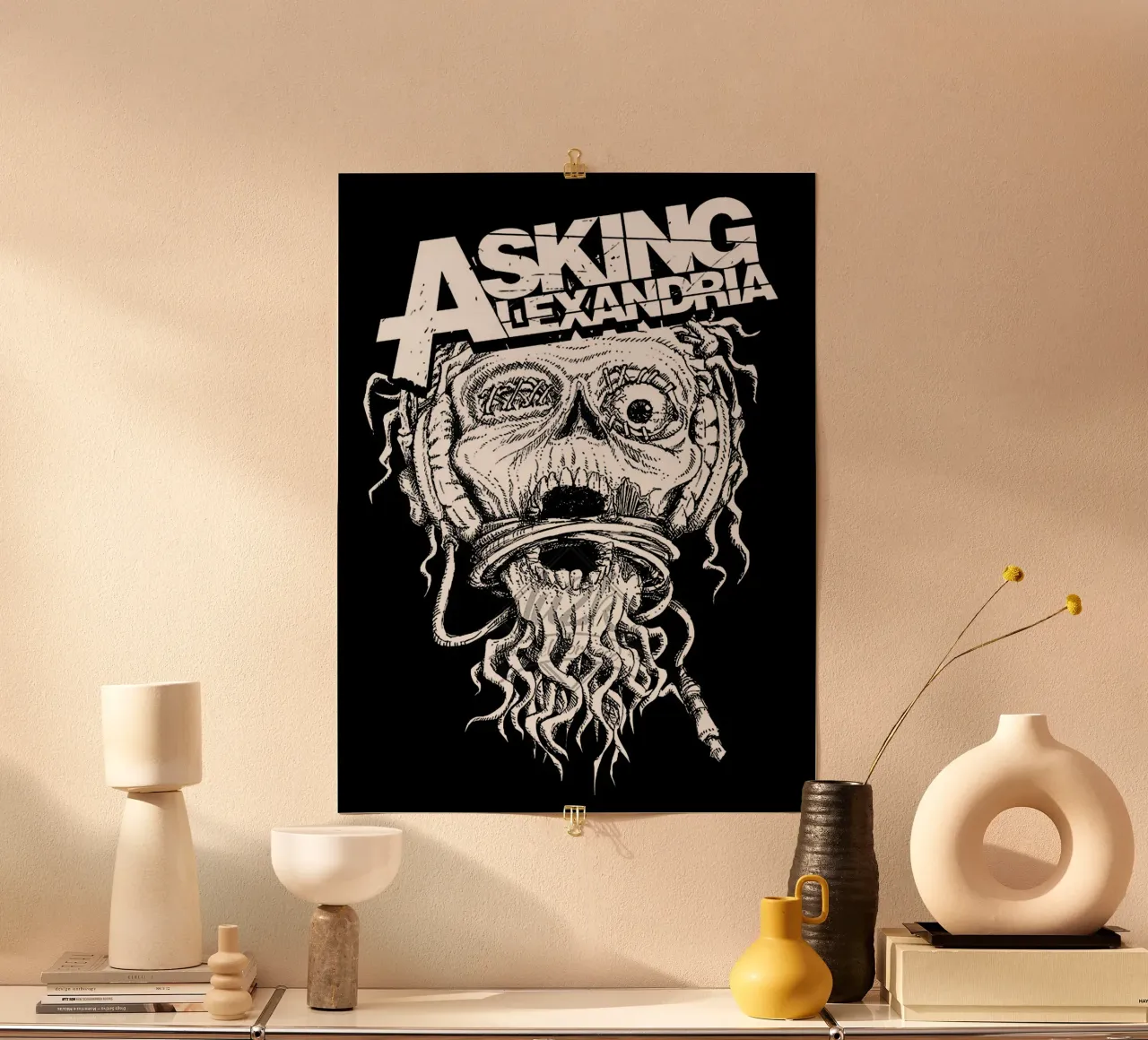 Groupe Asking Alexandria hahnemühle de vanhesling