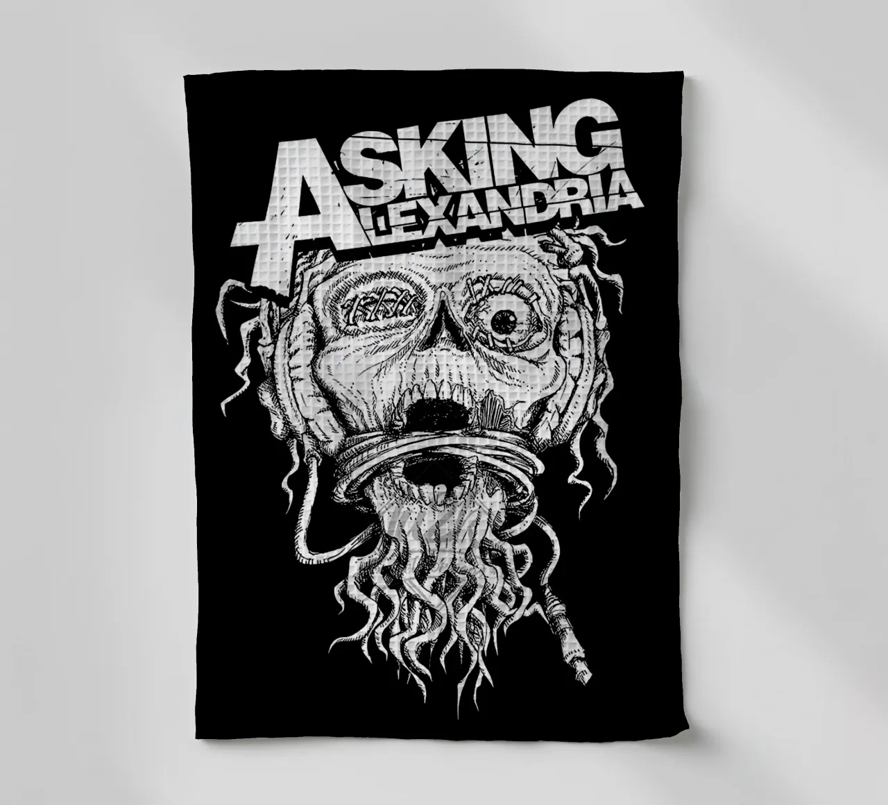 Groupe Asking Alexandria torchon de vanhesling