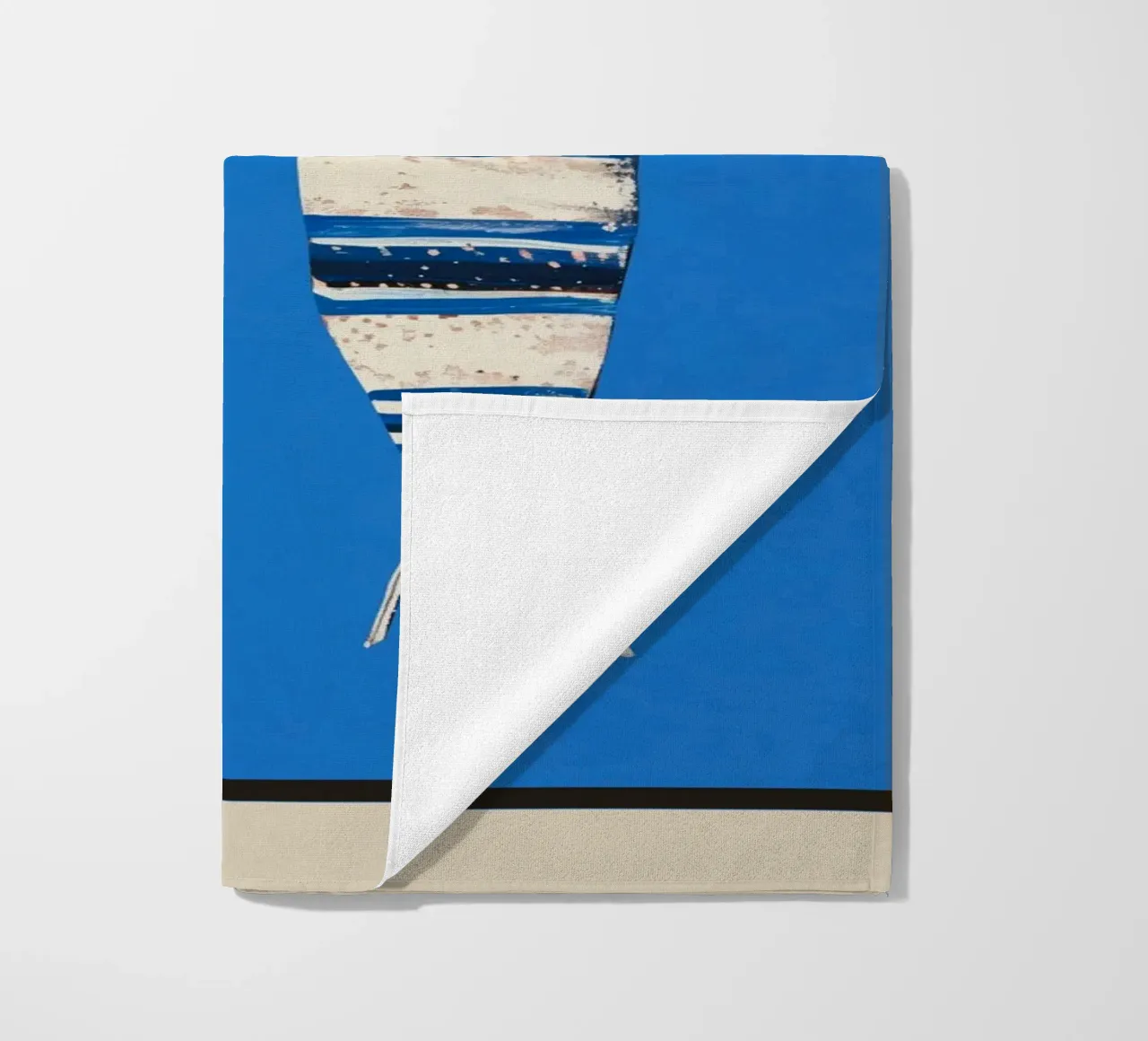 Minimal Fish on Blue telo mare da cityart