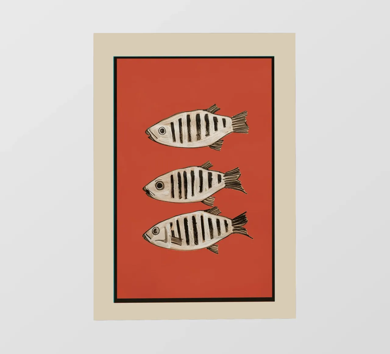 Abstract Fish Study I telo in pvc da cityart
