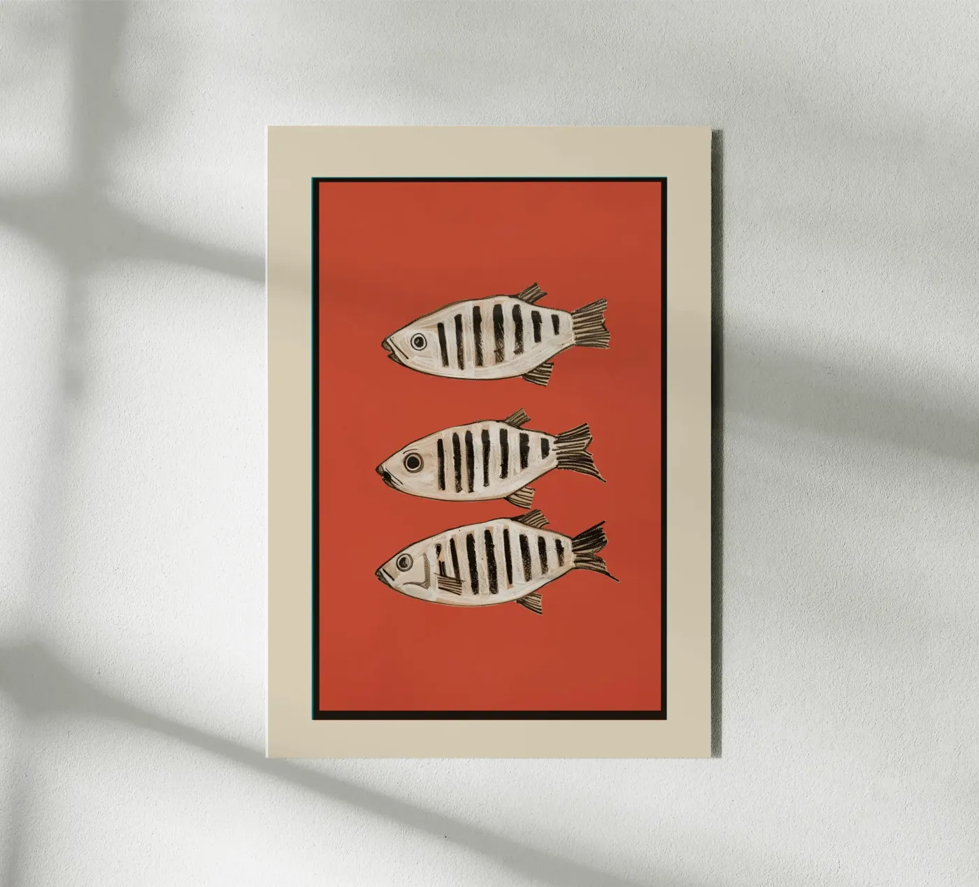 Abstract Fish Study I pannello forex da cityart