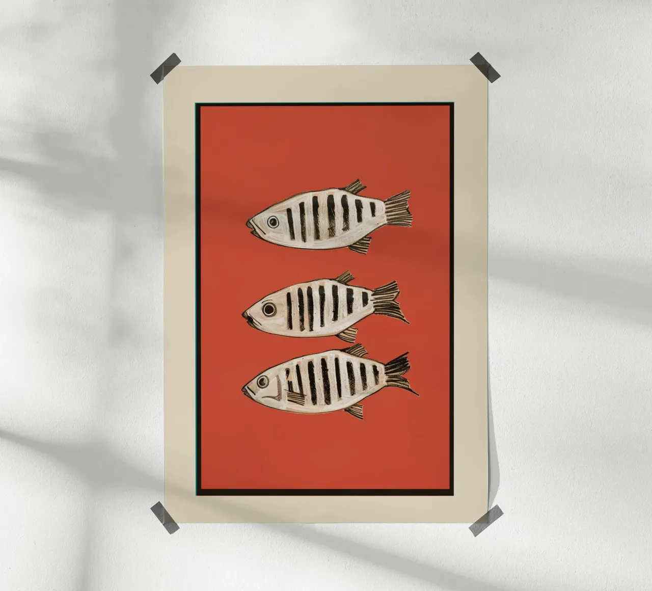 Abstract Fish Study I poster da cityart