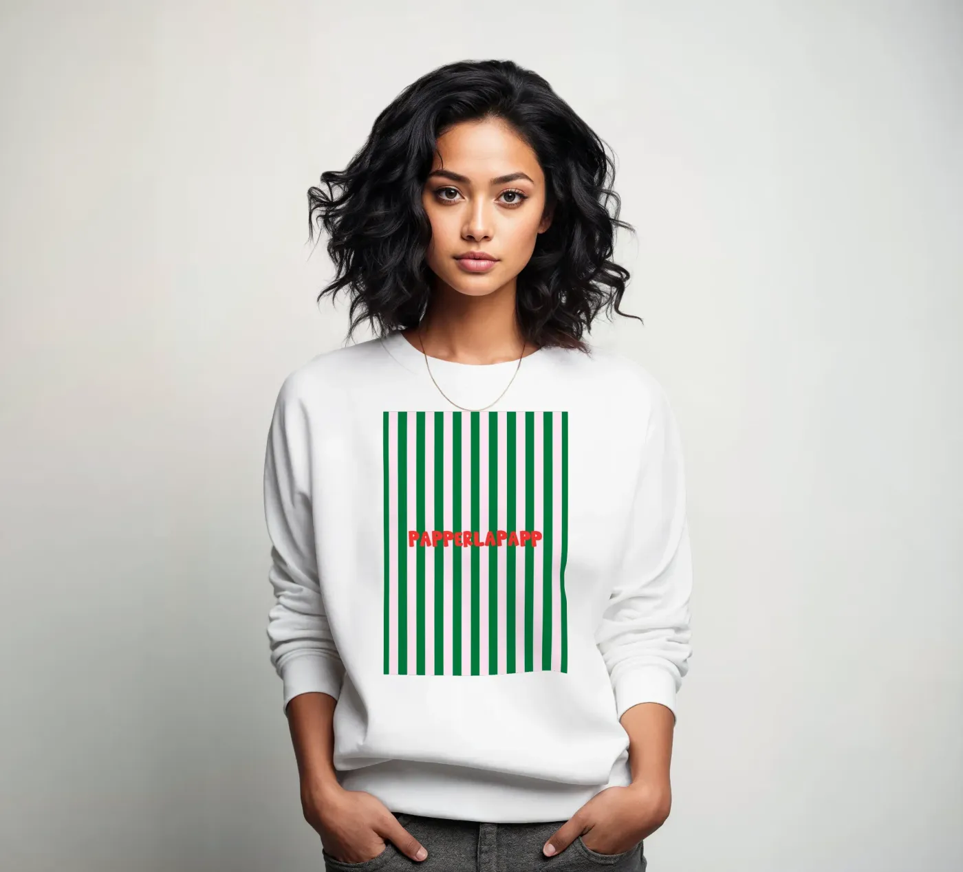 Papperlapapp Typography felpa da Attaboy Dsgn