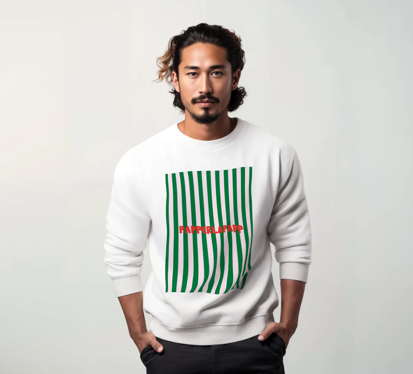 Papperlapapp Typography sweat de Attaboy Dsgn