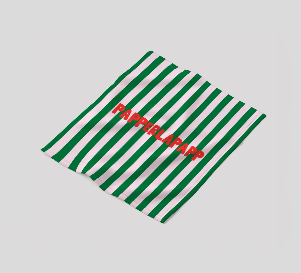 Papperlapapp Typography coperta in pile da Attaboy Dsgn