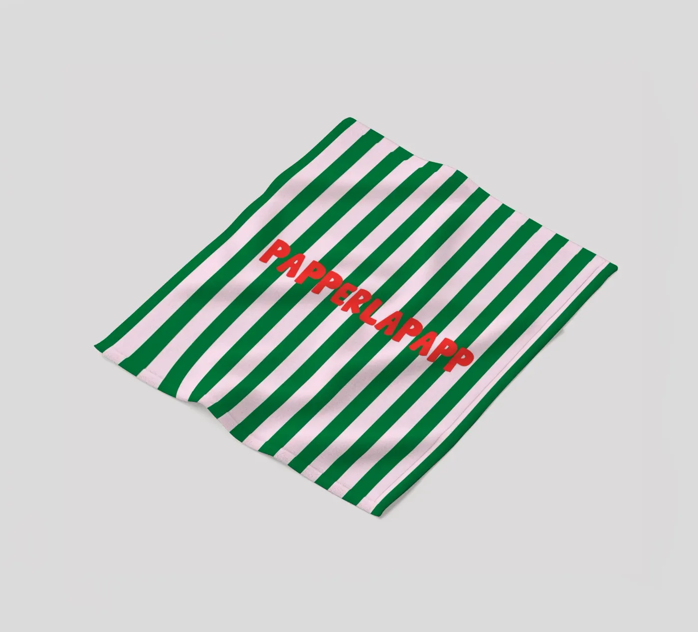 Papperlapapp Typography Fleecedecke von Attaboy Dsgn