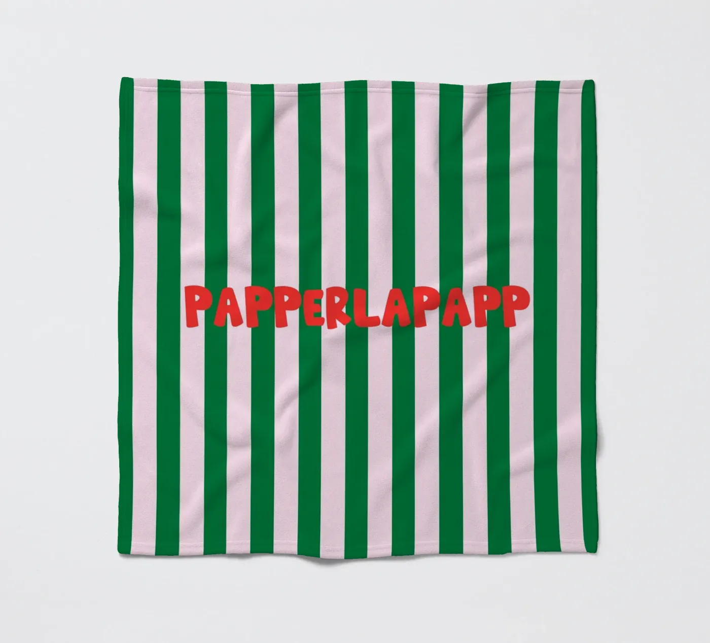 Papperlapapp Typography fleece blanket by Attaboy Dsgn