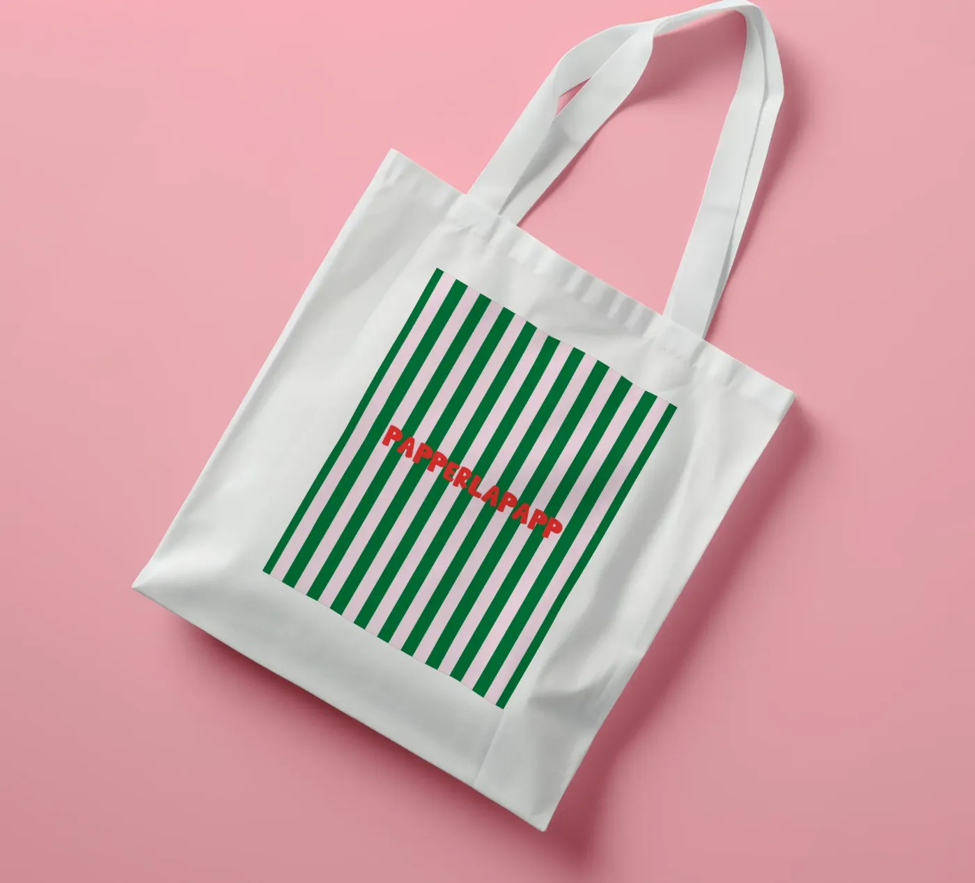 Papperlapapp Typography tote bag by Attaboy Dsgn