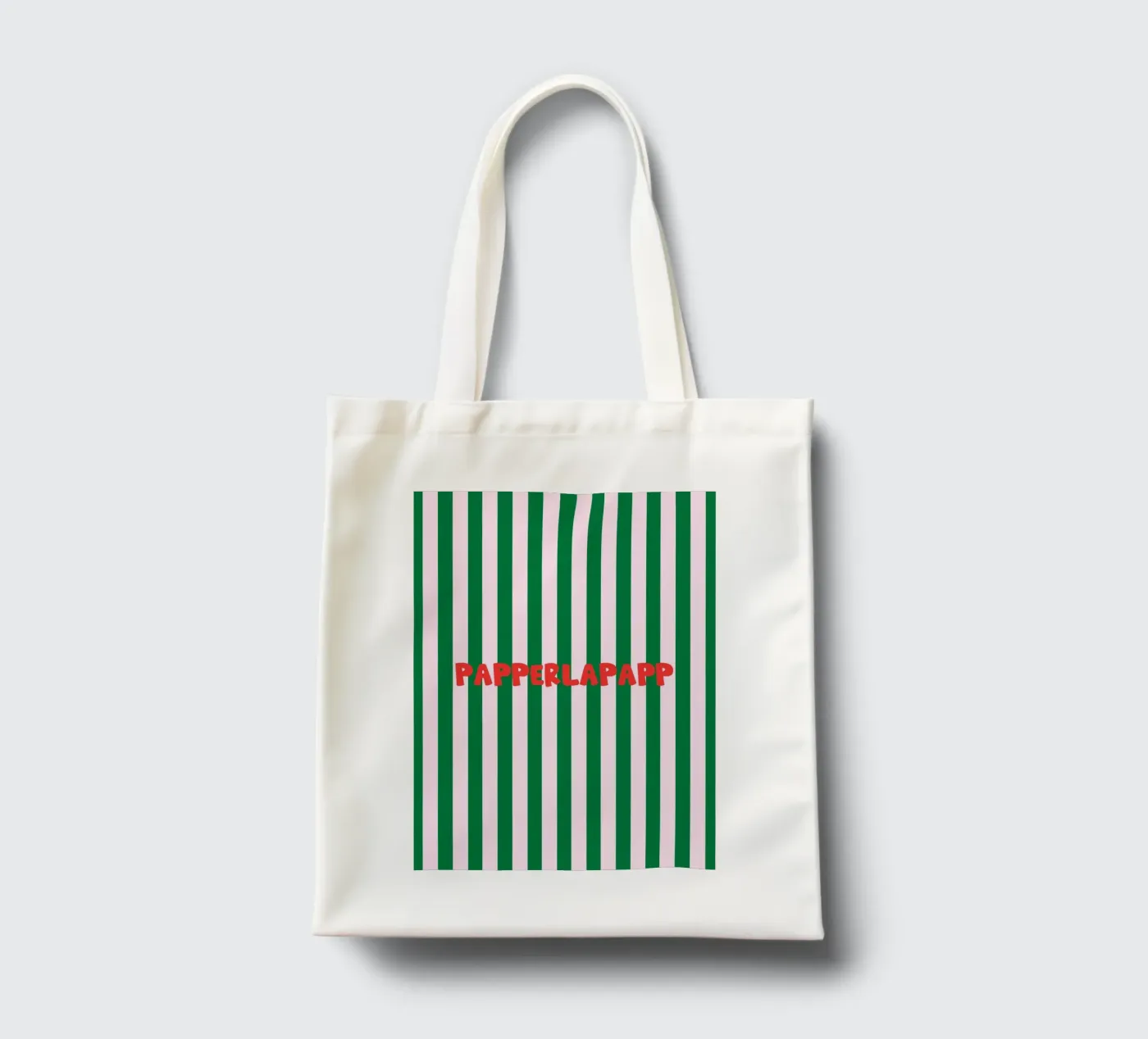 Papperlapapp Typography tote bag by Attaboy Dsgn