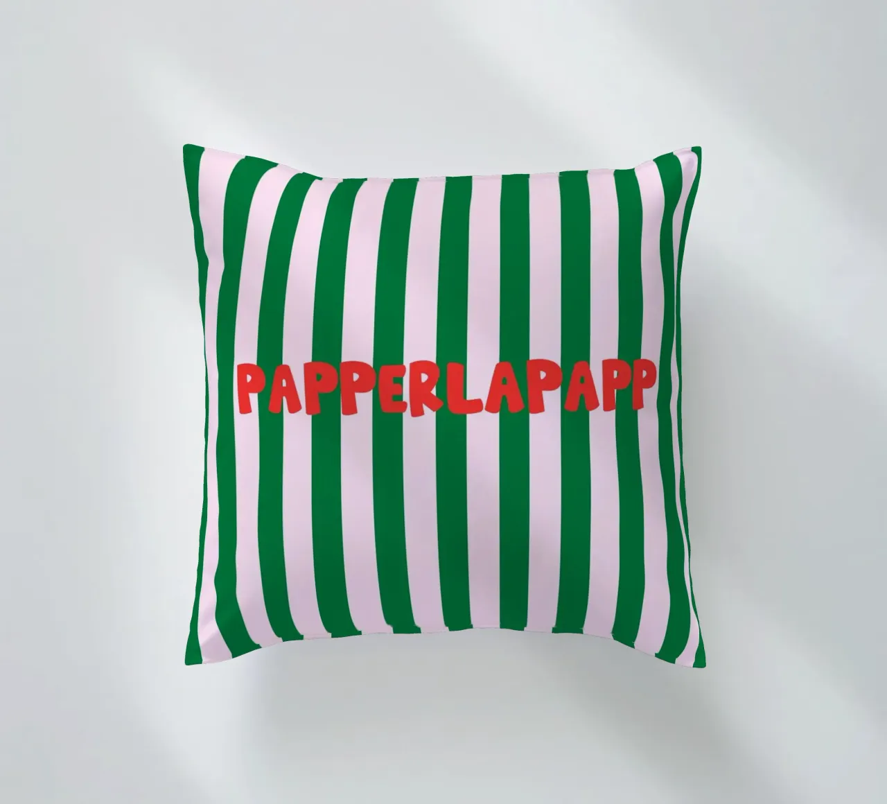 Papperlapapp Typography cuscino da Attaboy Dsgn