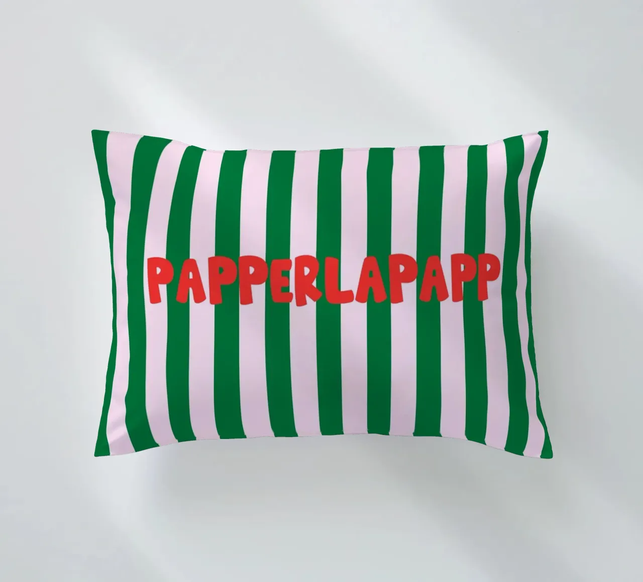 Papperlapapp Typography cuscino da Attaboy Dsgn