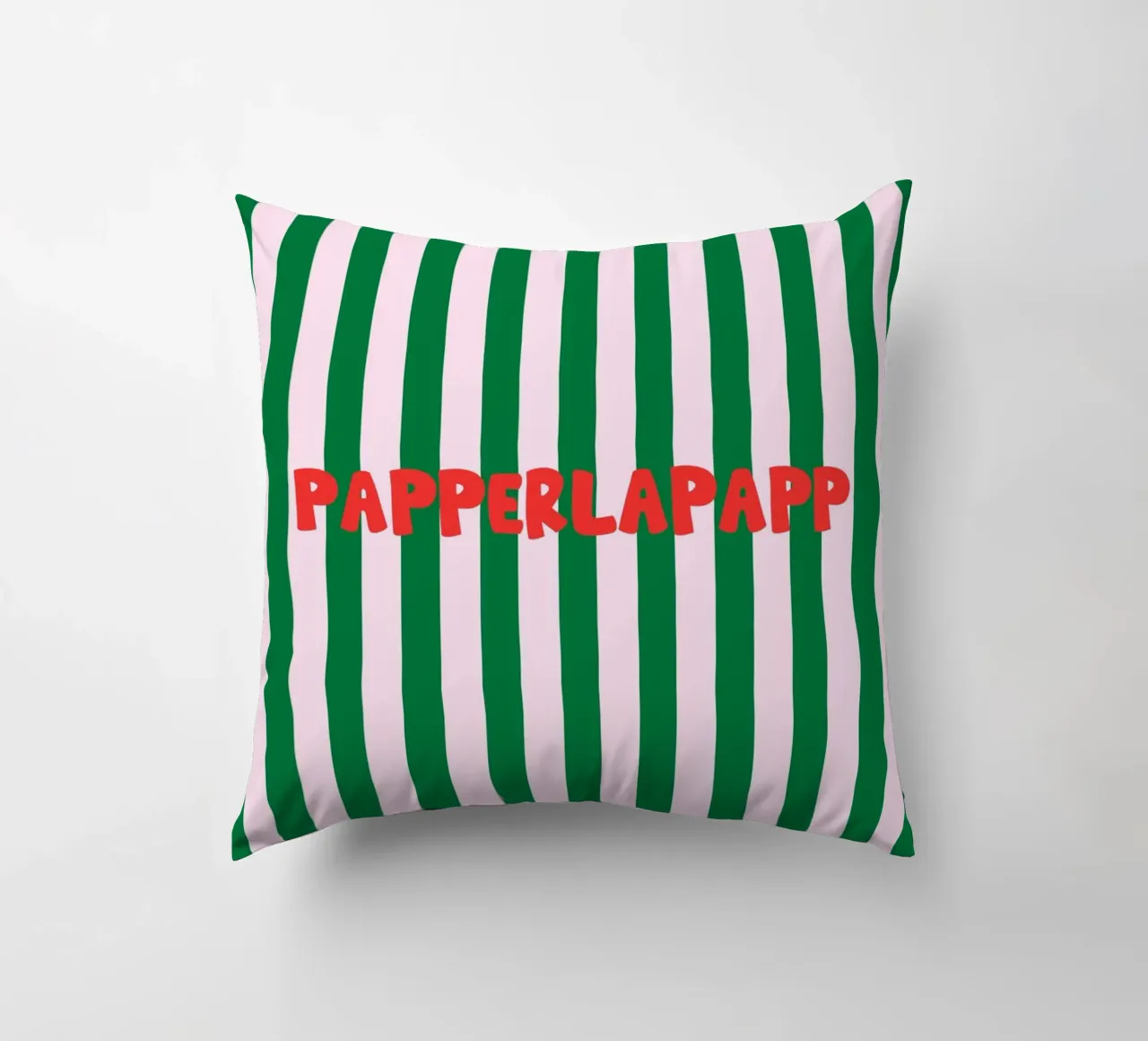 Papperlapapp Typography cuscino da Attaboy Dsgn