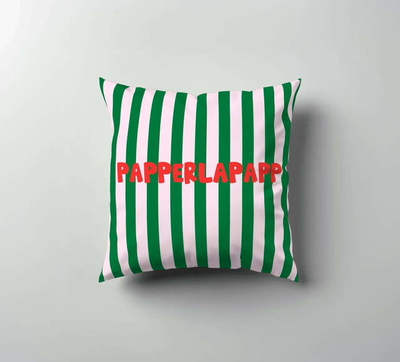 Papperlapapp Typography cuscino da Attaboy Dsgn
