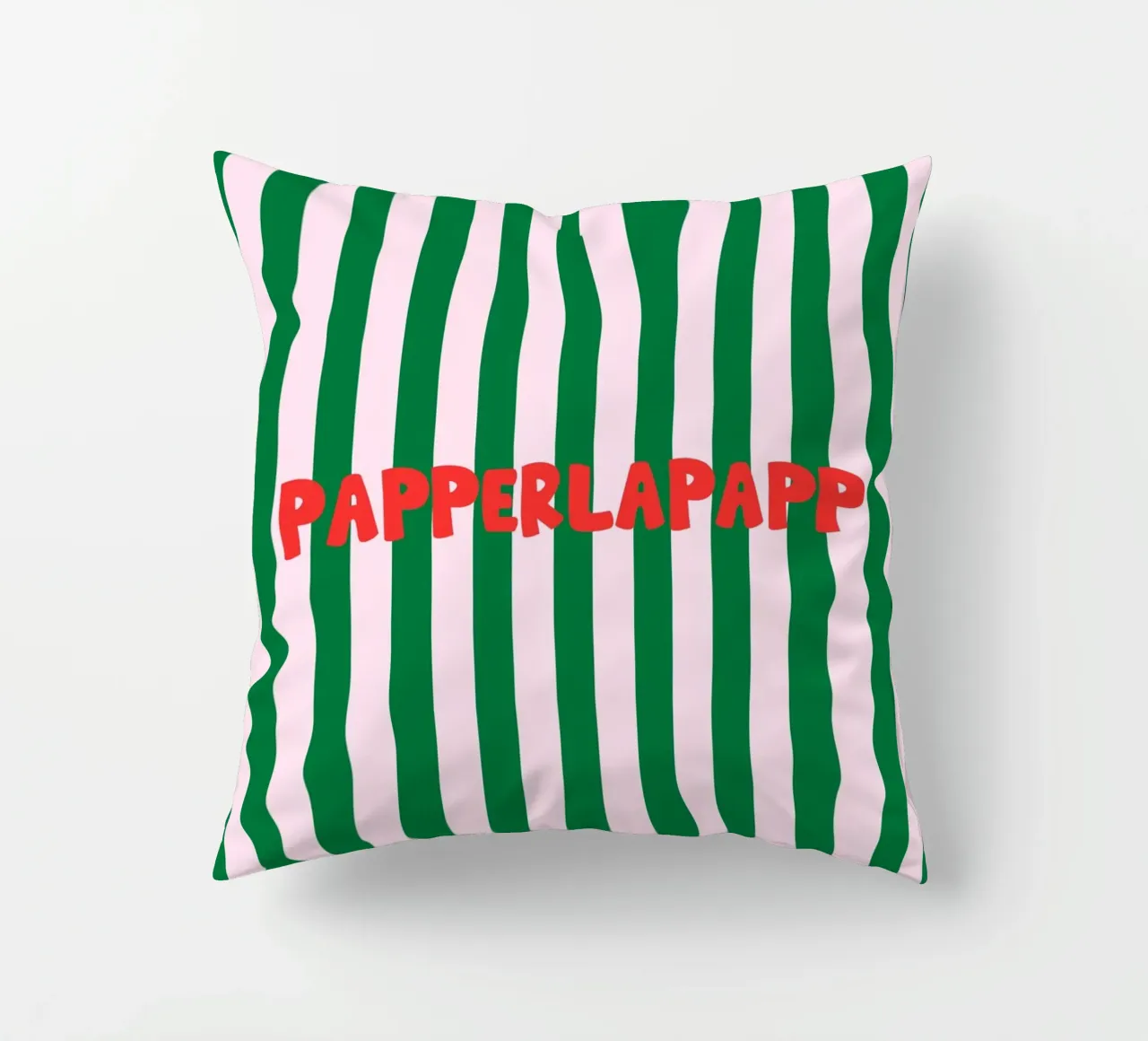 Papperlapapp Typography cuscino da Attaboy Dsgn