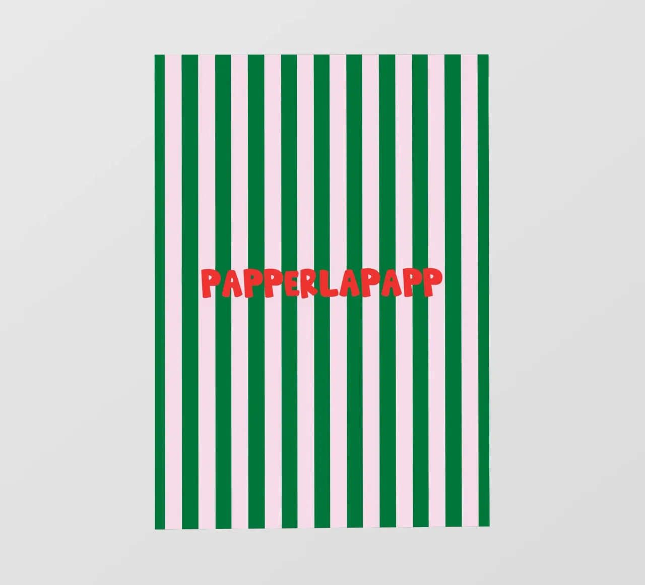 Papperlapapp Typography pellicola backlit da Attaboy Dsgn