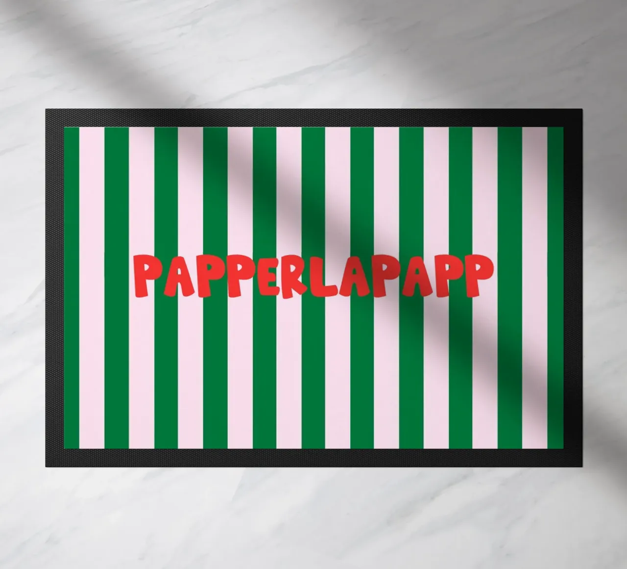 Papperlapapp Typography zerbino da Attaboy Dsgn