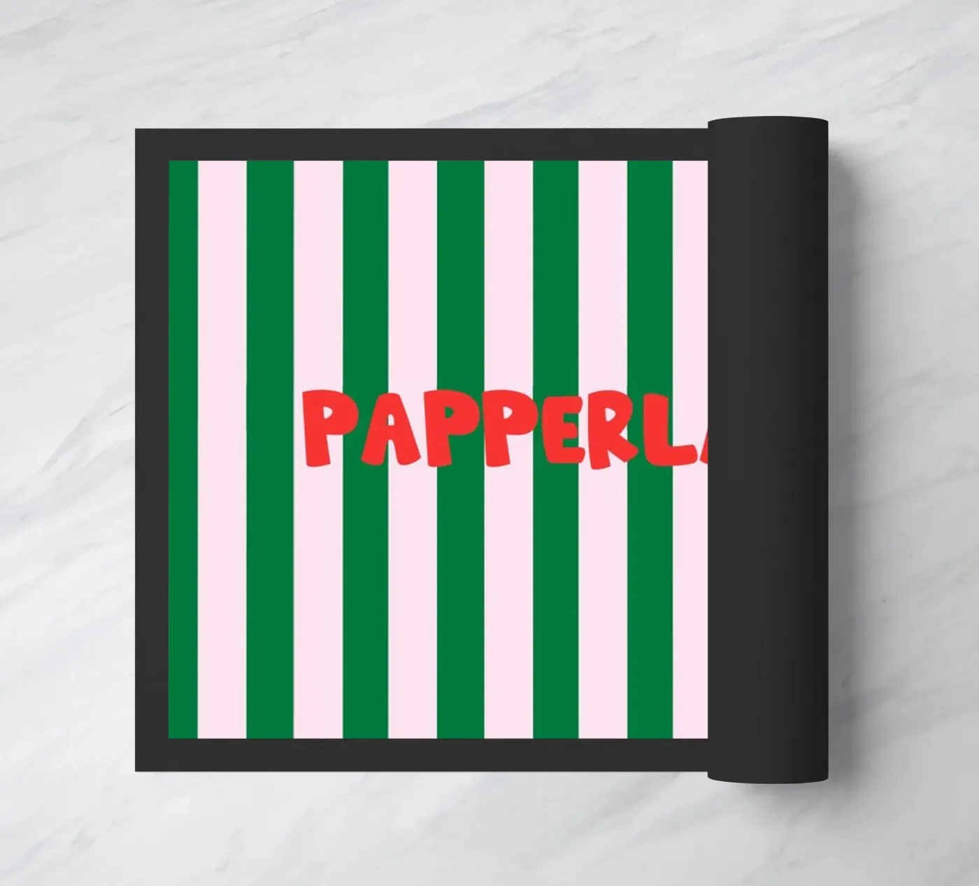Papperlapapp Typography paillasson de Attaboy Dsgn