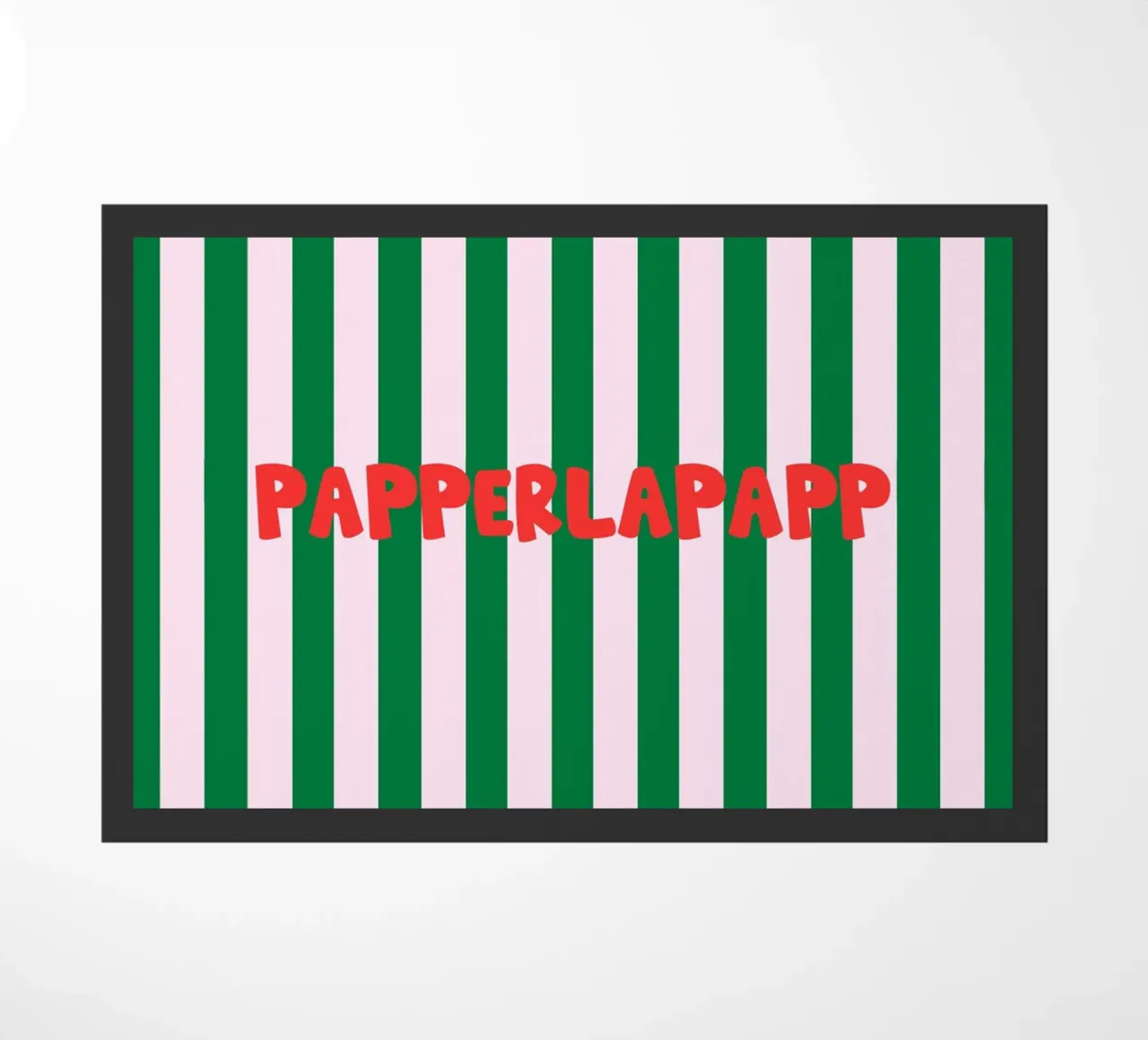 Papperlapapp Typography zerbino da Attaboy Dsgn