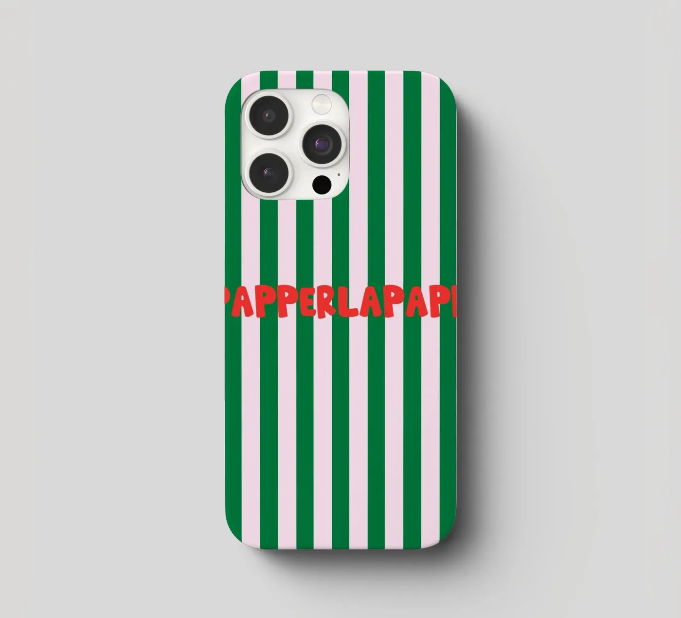 Papperlapapp Typography iphone case by Attaboy Dsgn