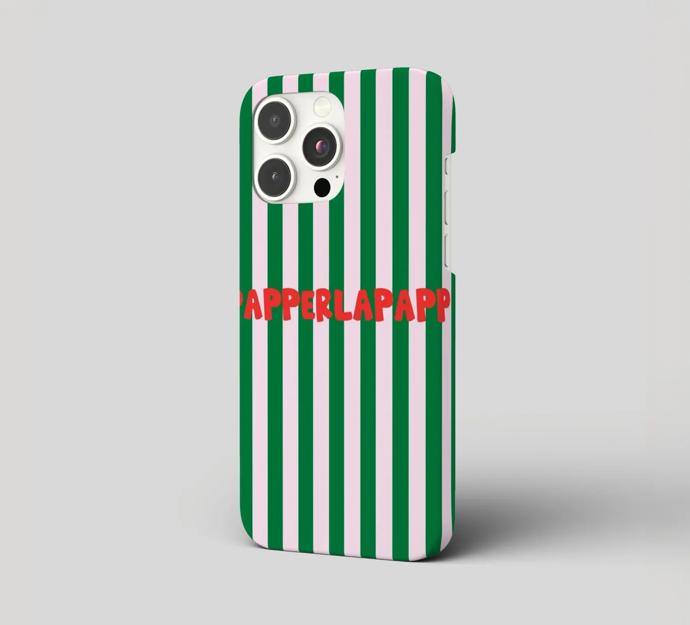 Papperlapapp Typography iphone case by Attaboy Dsgn