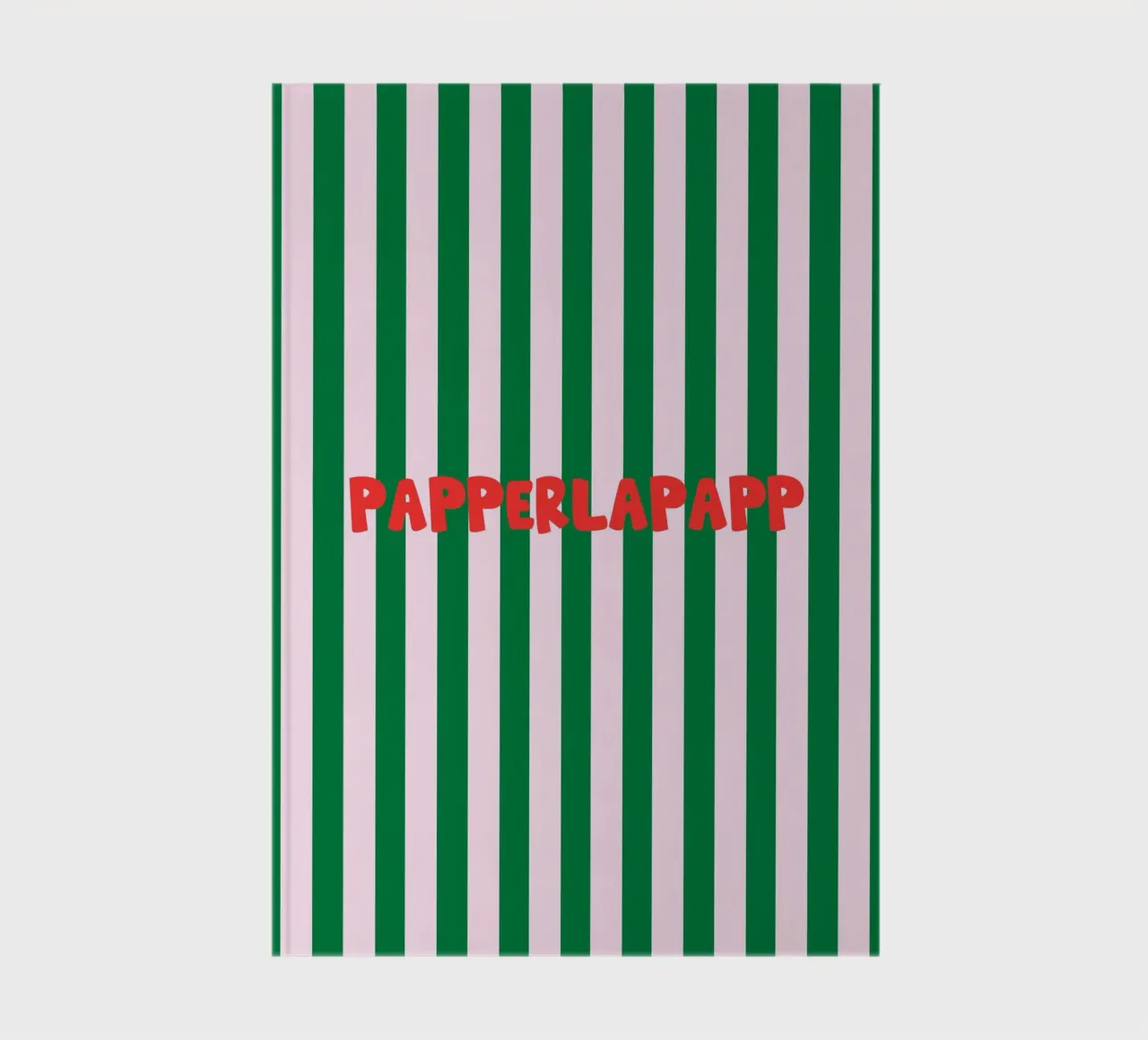 Papperlapapp Typography notebook by Attaboy Dsgn