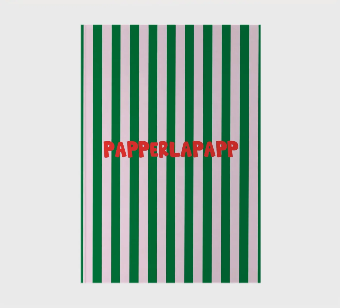 Papperlapapp Typography notebook by Attaboy Dsgn