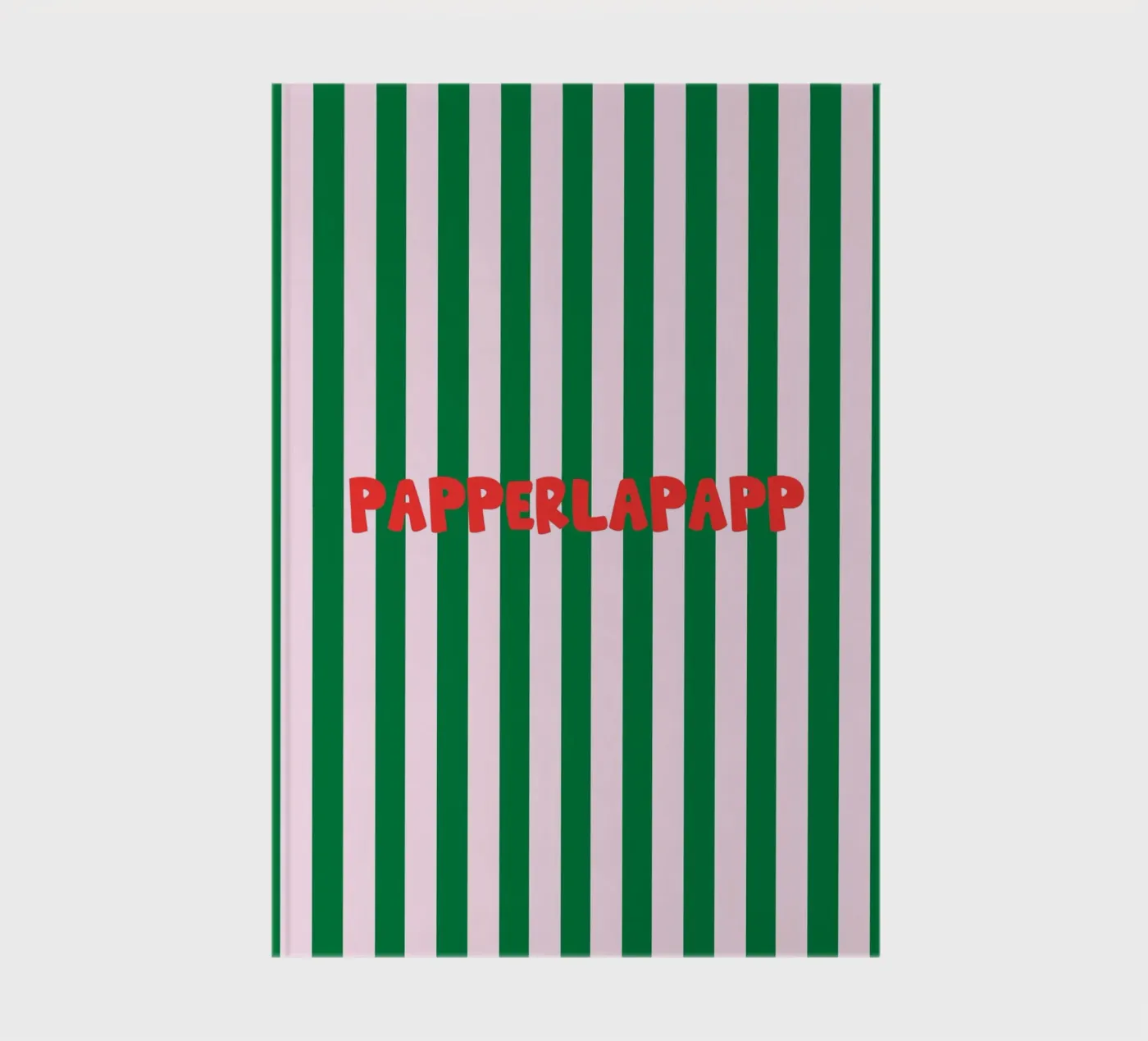 Papperlapapp Typography notebook by Attaboy Dsgn