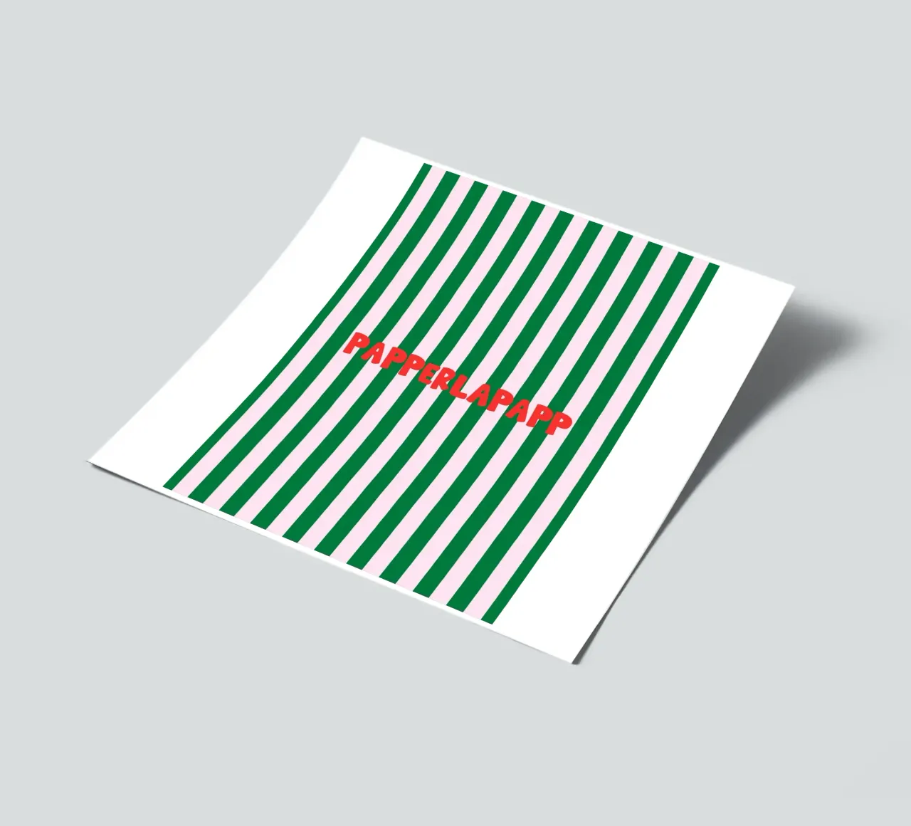 Papperlapapp Typography sticker sheet by Attaboy Dsgn