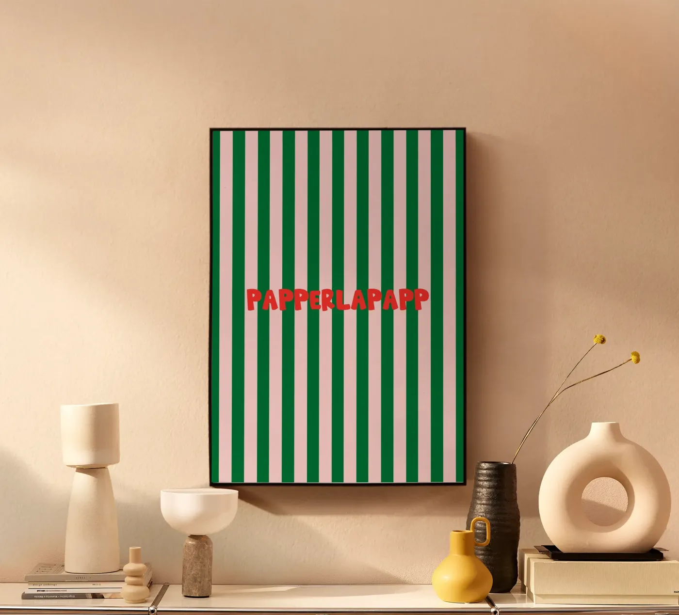 Papperlapapp Typography acryl van Attaboy Dsgn