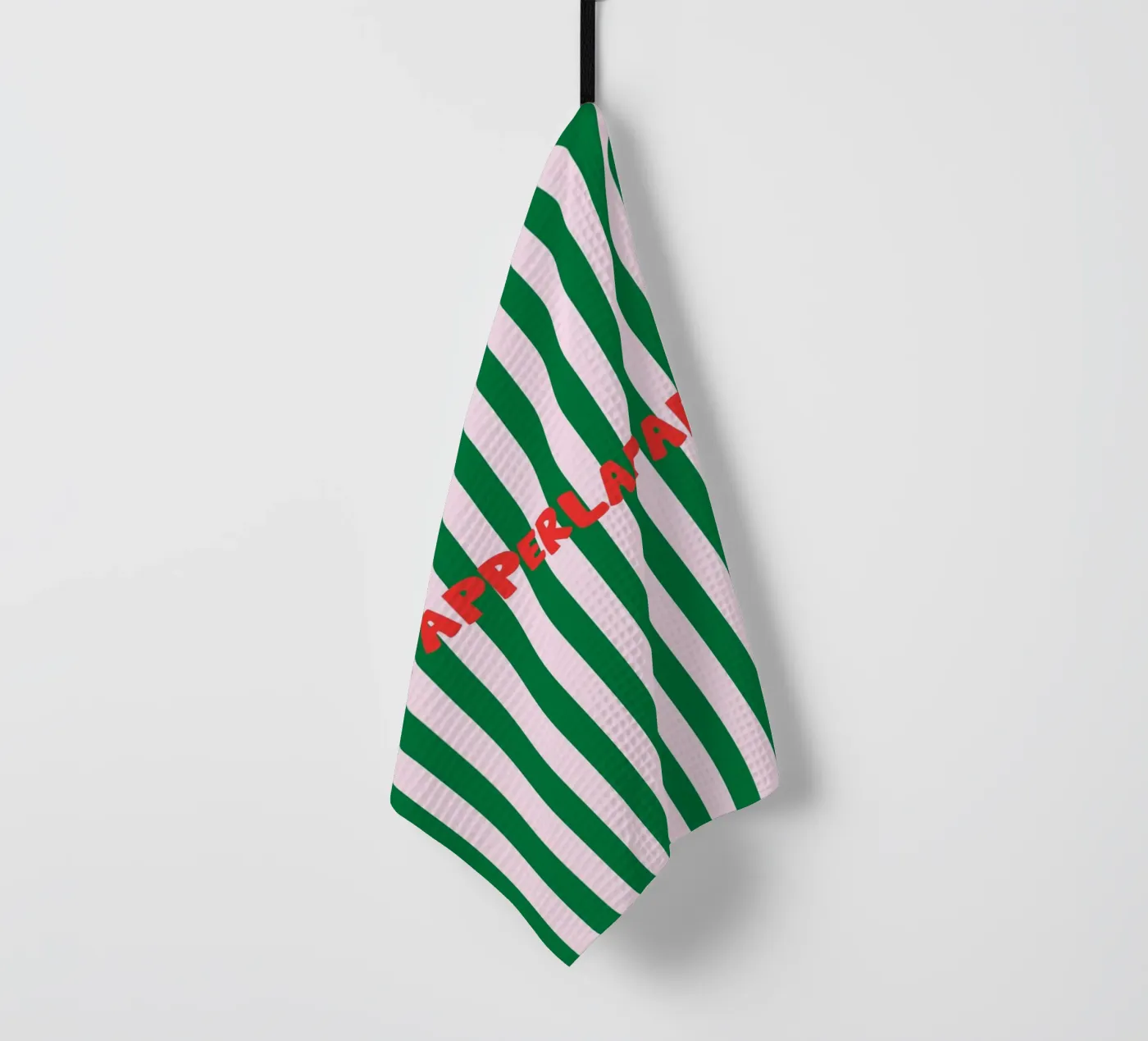 Papperlapapp Typography Geschirrtuch von Attaboy Dsgn