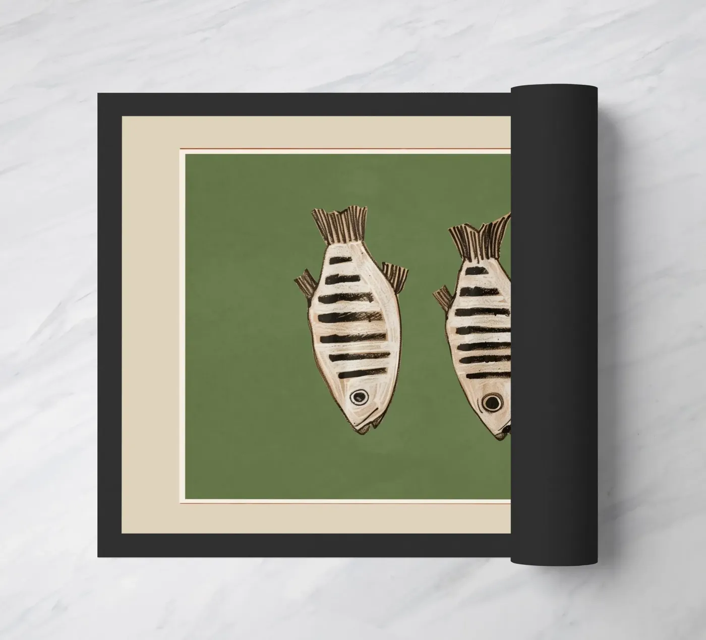 Abstract Fish Study II zerbino da cityart