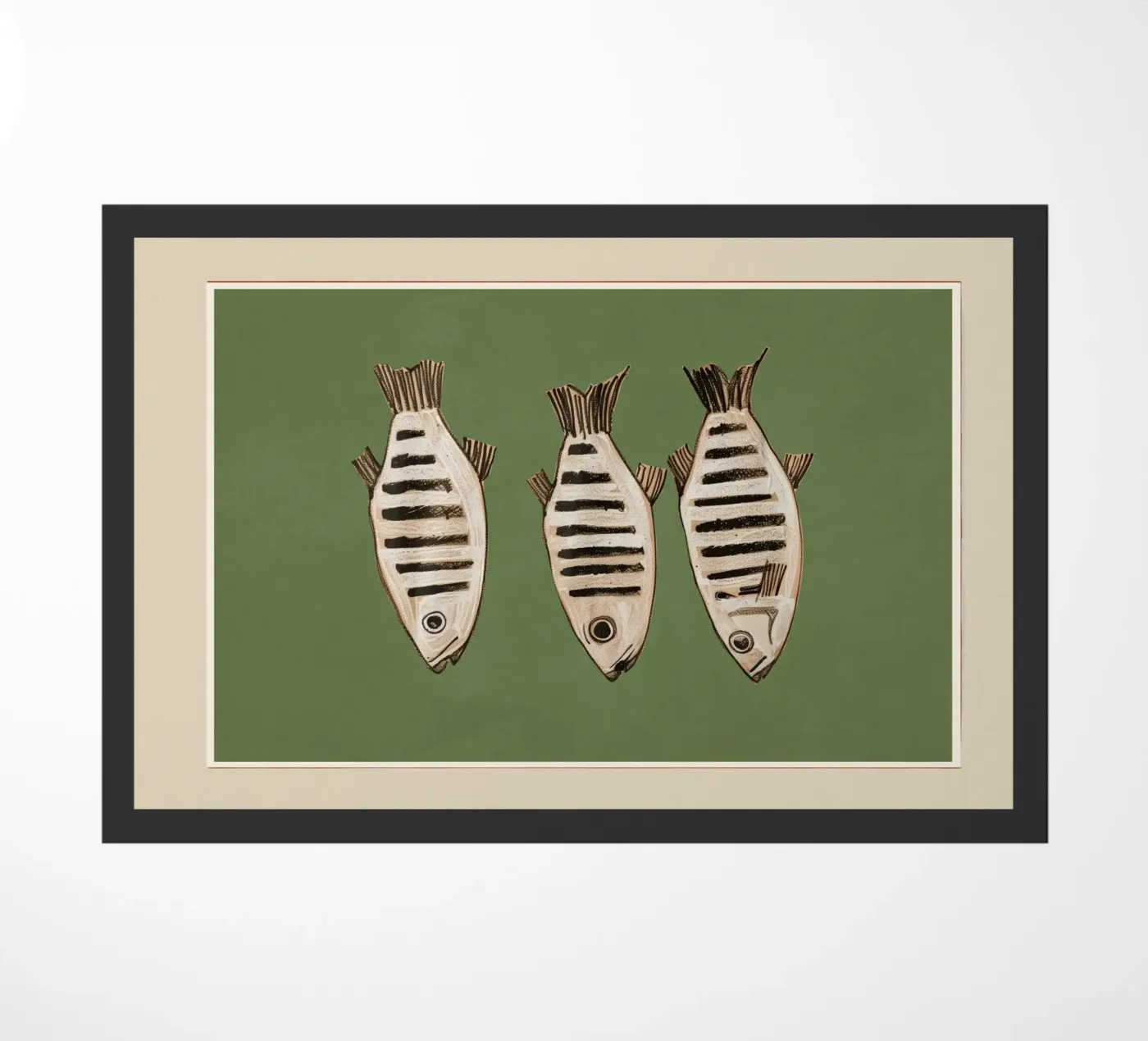 Abstract Fish Study II zerbino da cityart