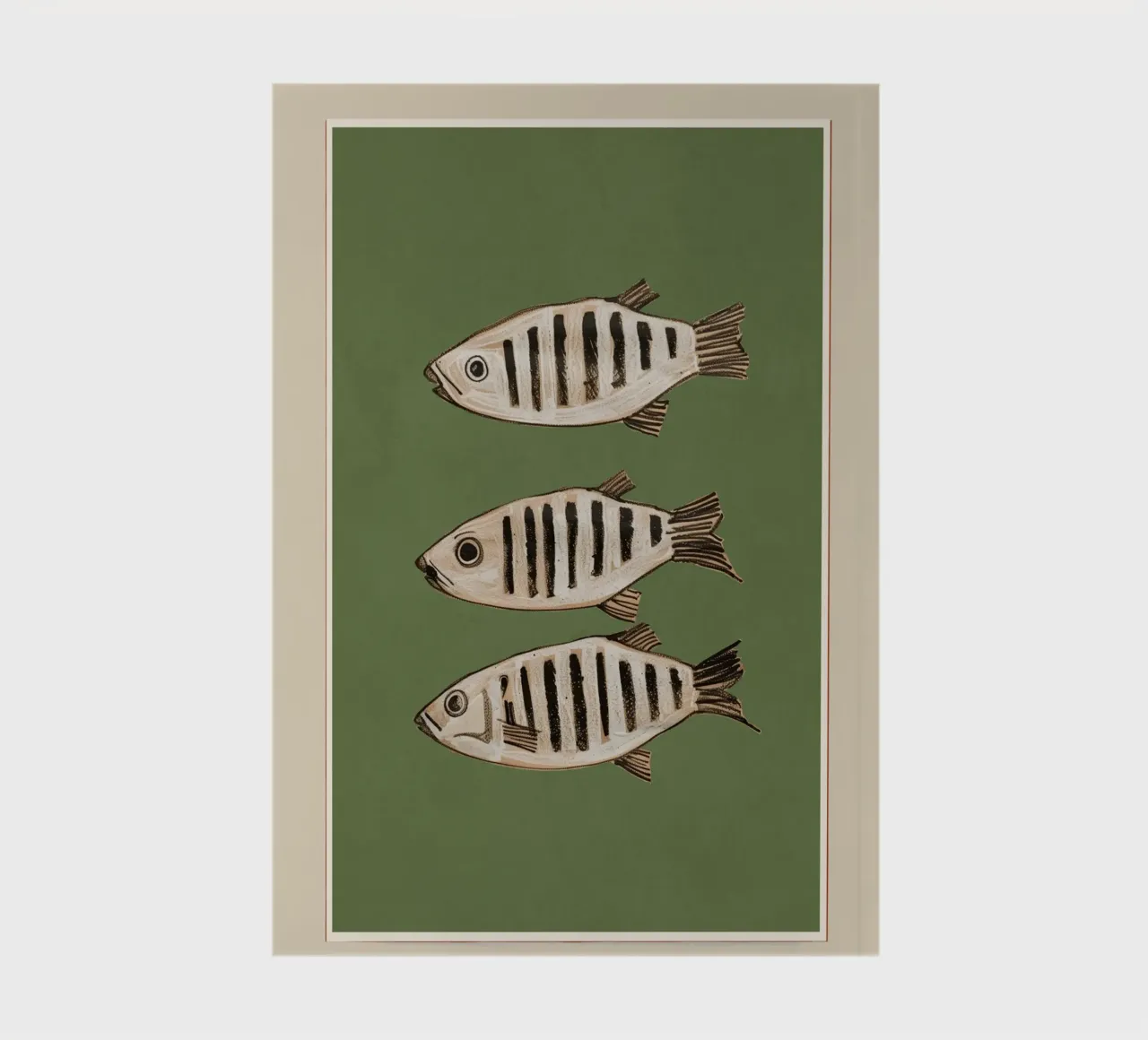Abstract Fish Study II notebook by cityart