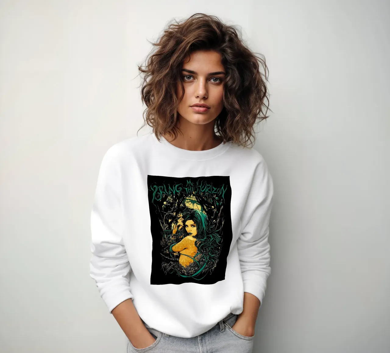 Le groupe Bring Me the Horizon sweat de vanhesling